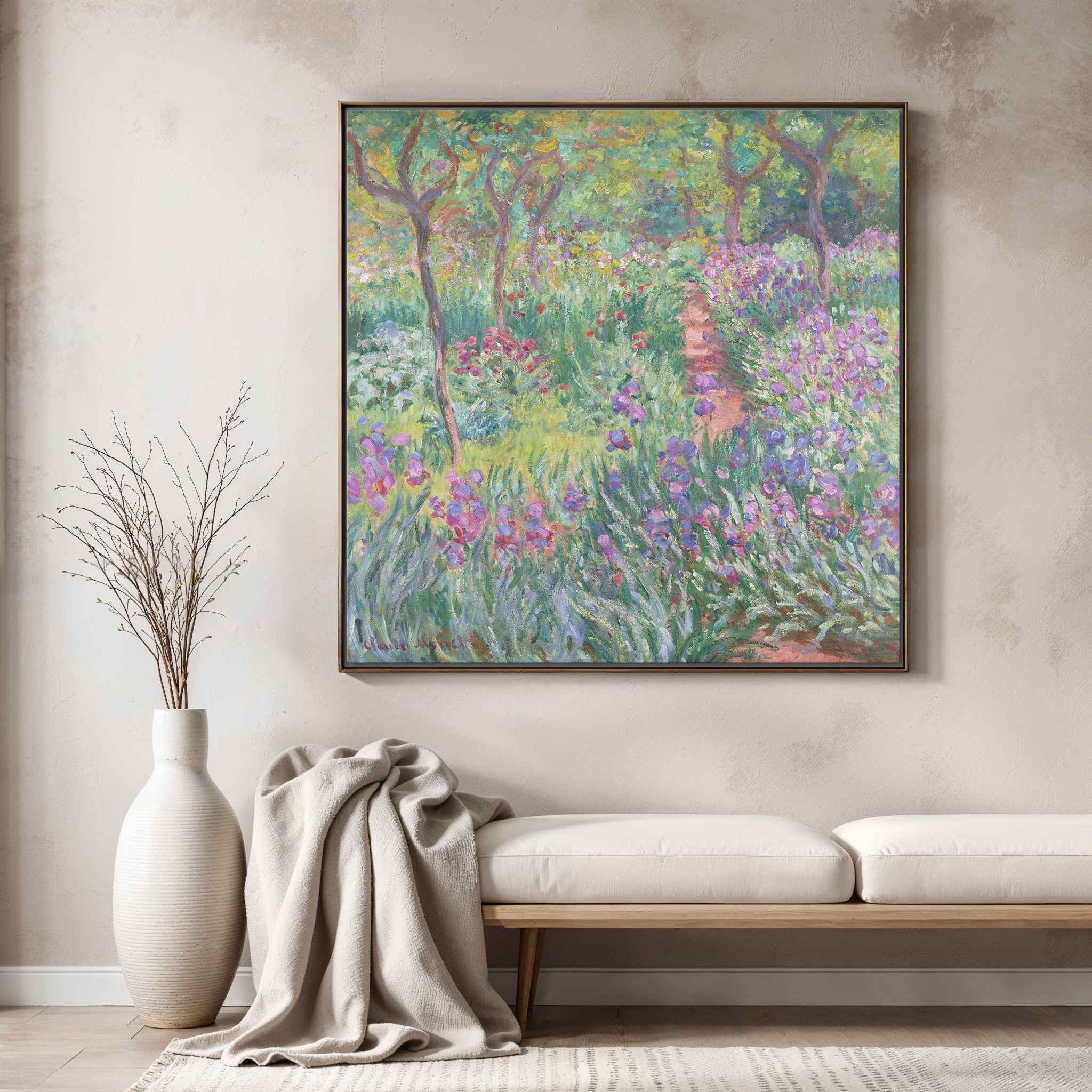 The Garden in Giverny by Claude Monet