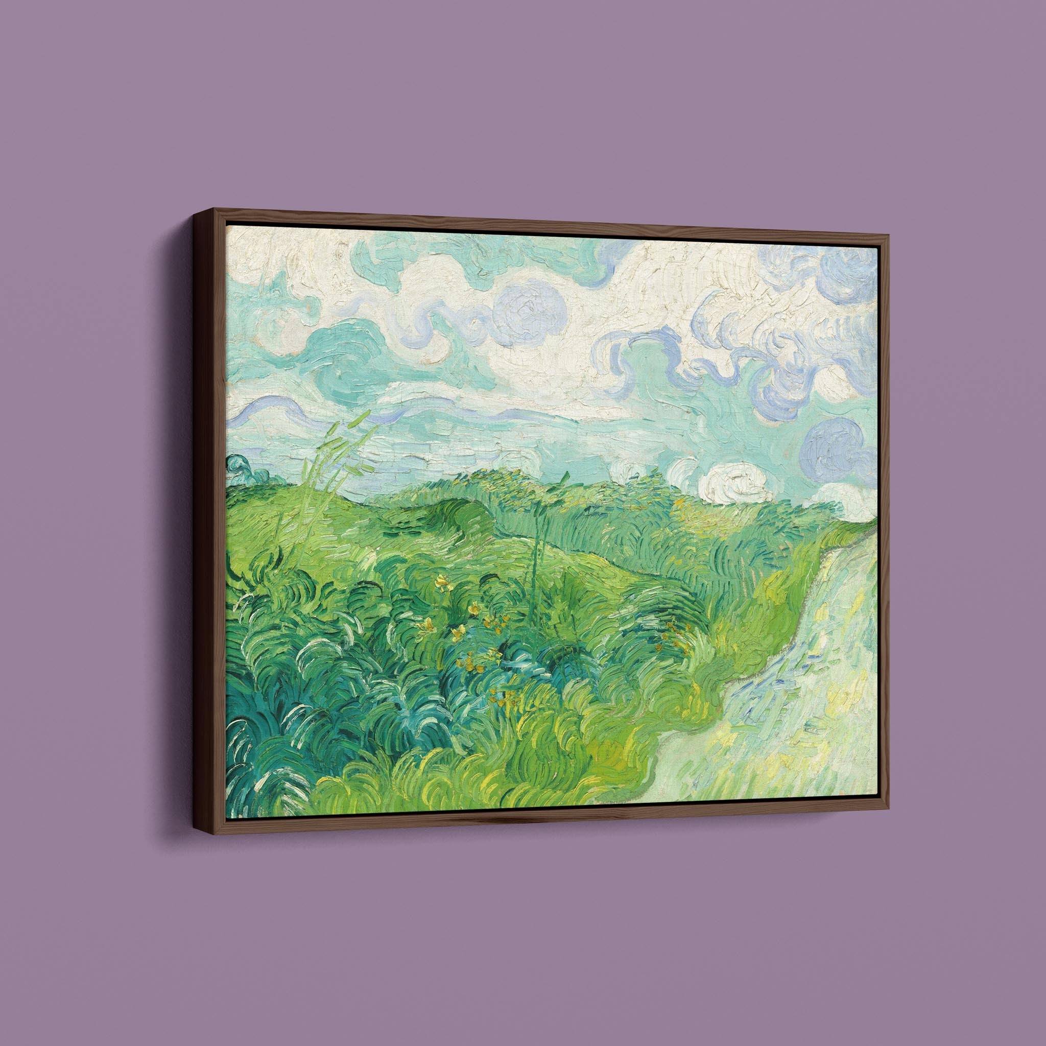 Green Wheat Fields Auvers - Vincent van Gogh