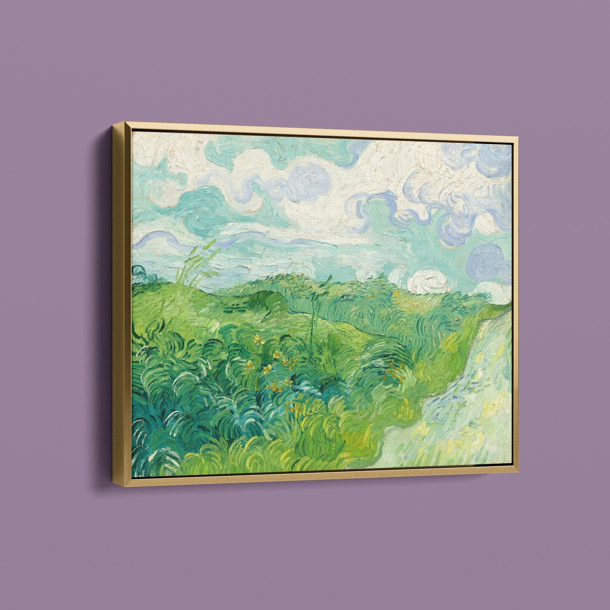 Green Wheat Fields Auvers - Vincent van Gogh