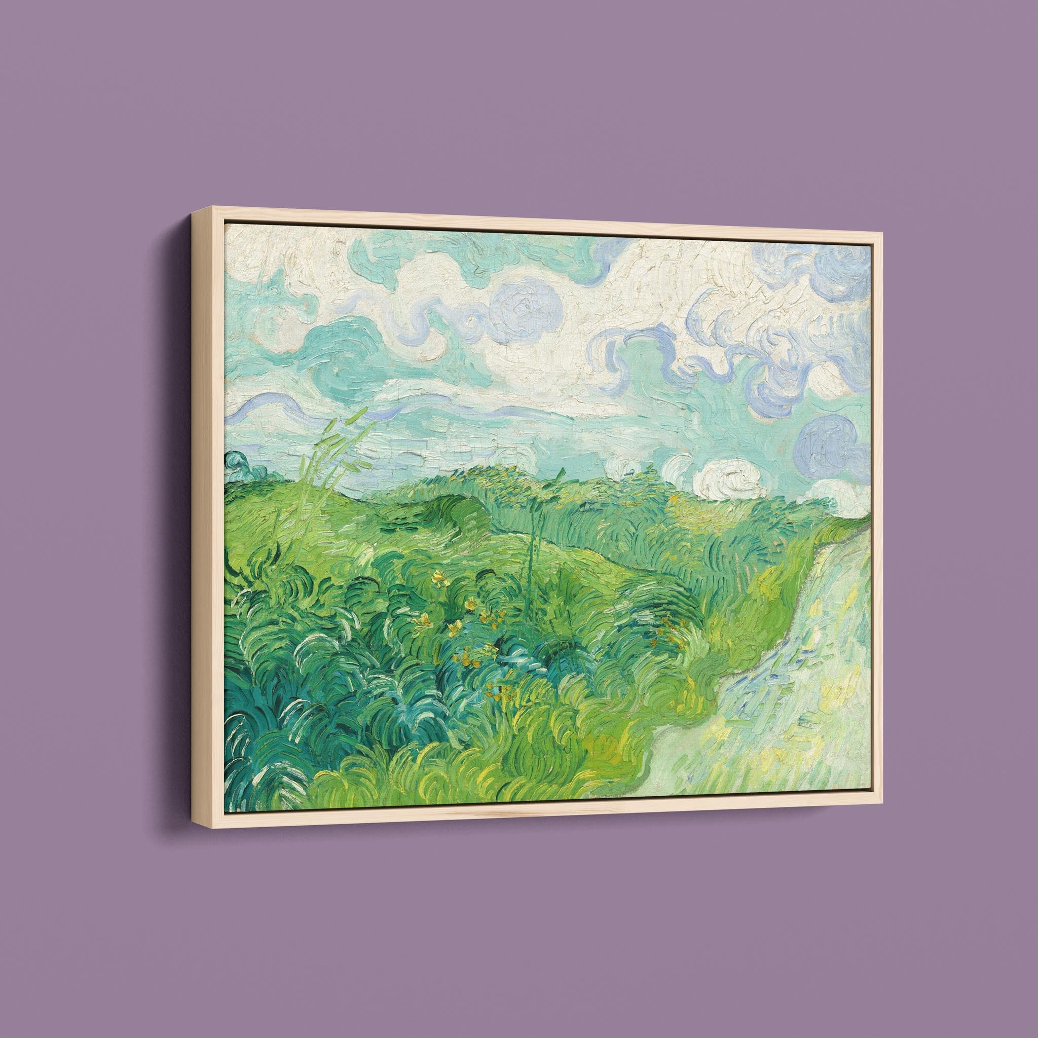 Green Wheat Fields Auvers - Vincent van Gogh