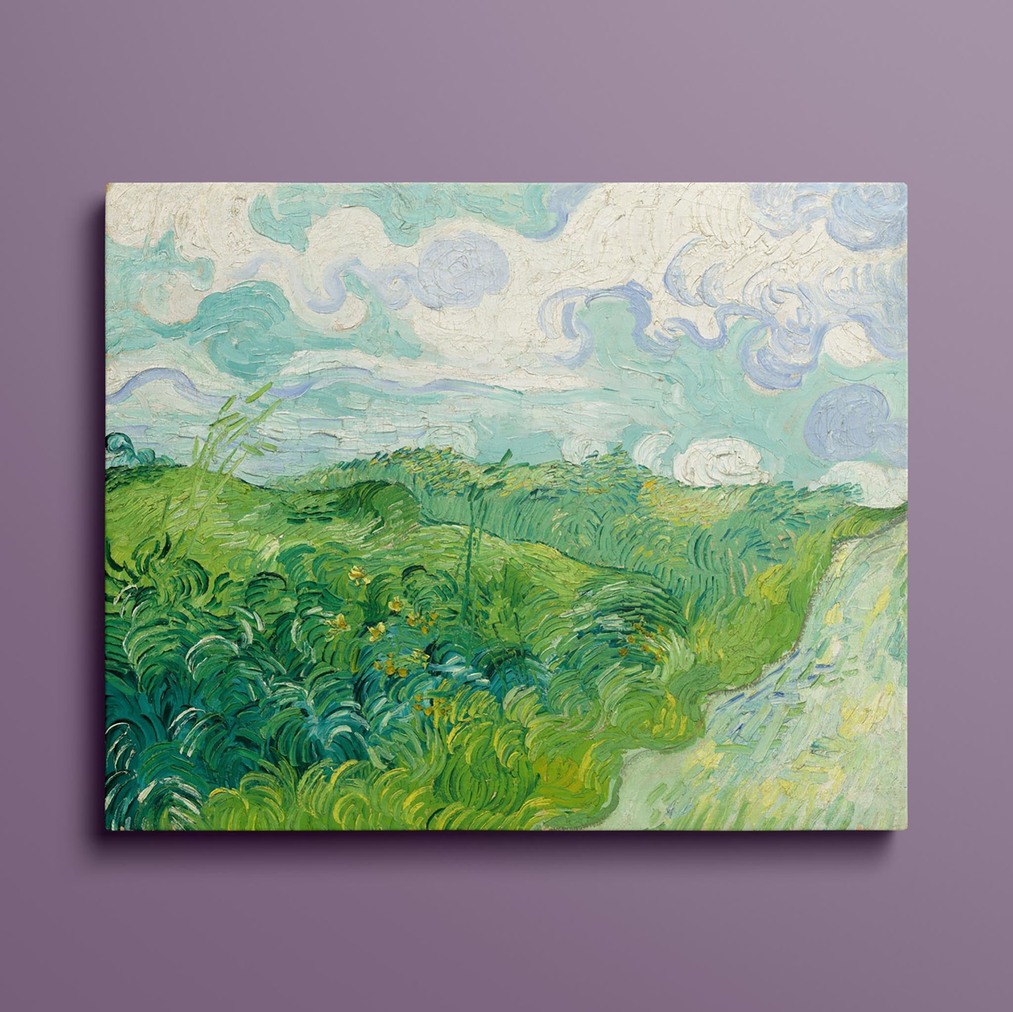 Green Wheat Fields Auvers - Vincent van Gogh