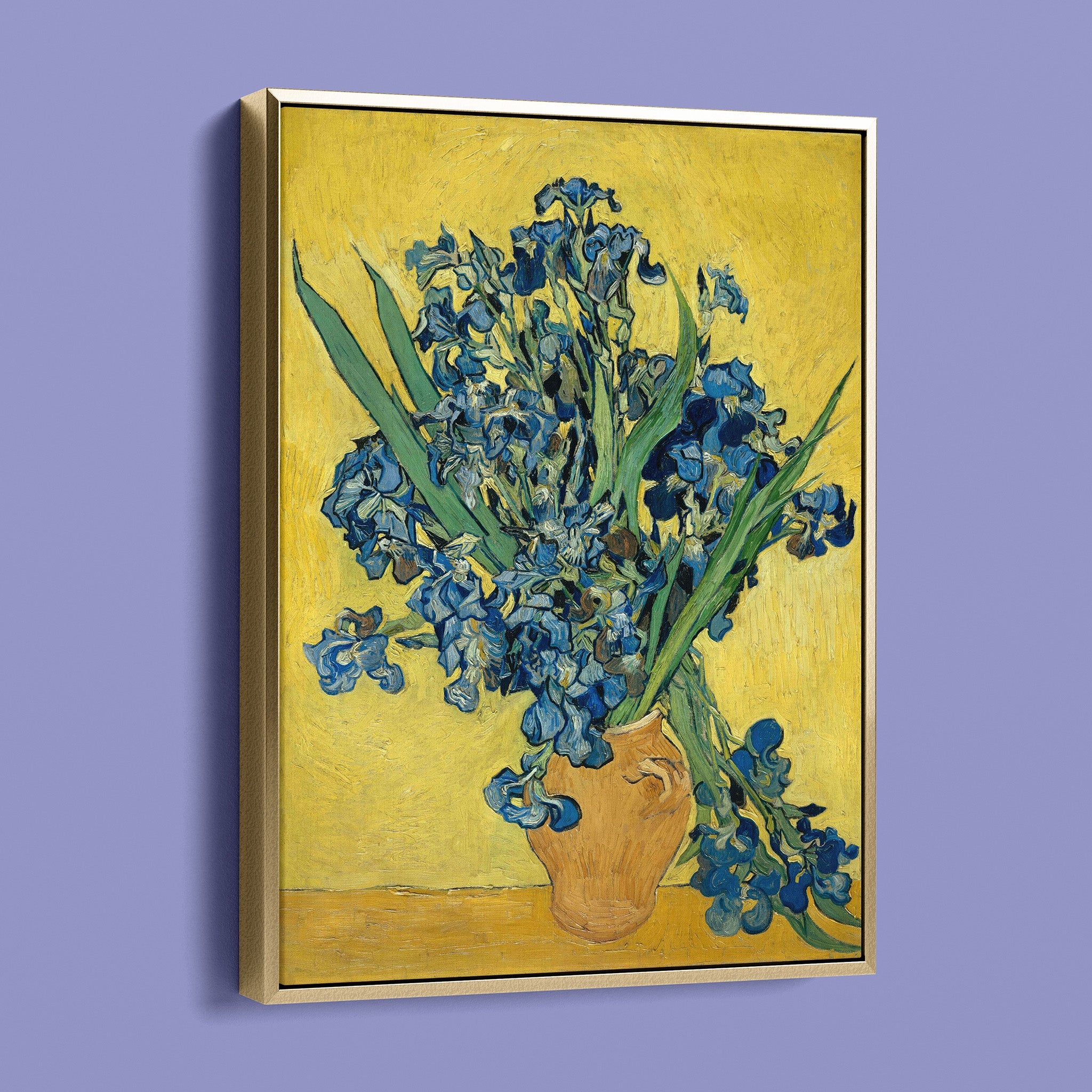 Irises - Vincent van Gogh - Yellow Vase