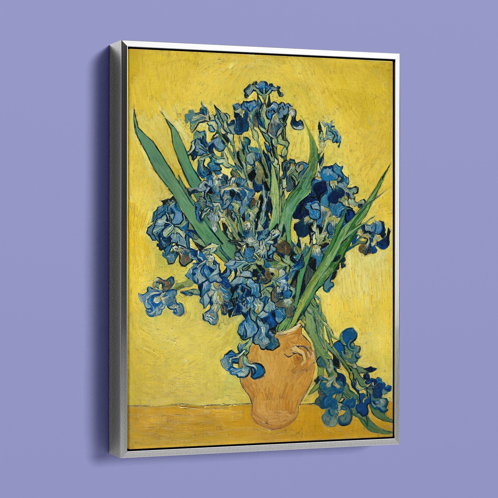 Irises - Vincent van Gogh - Yellow Vase