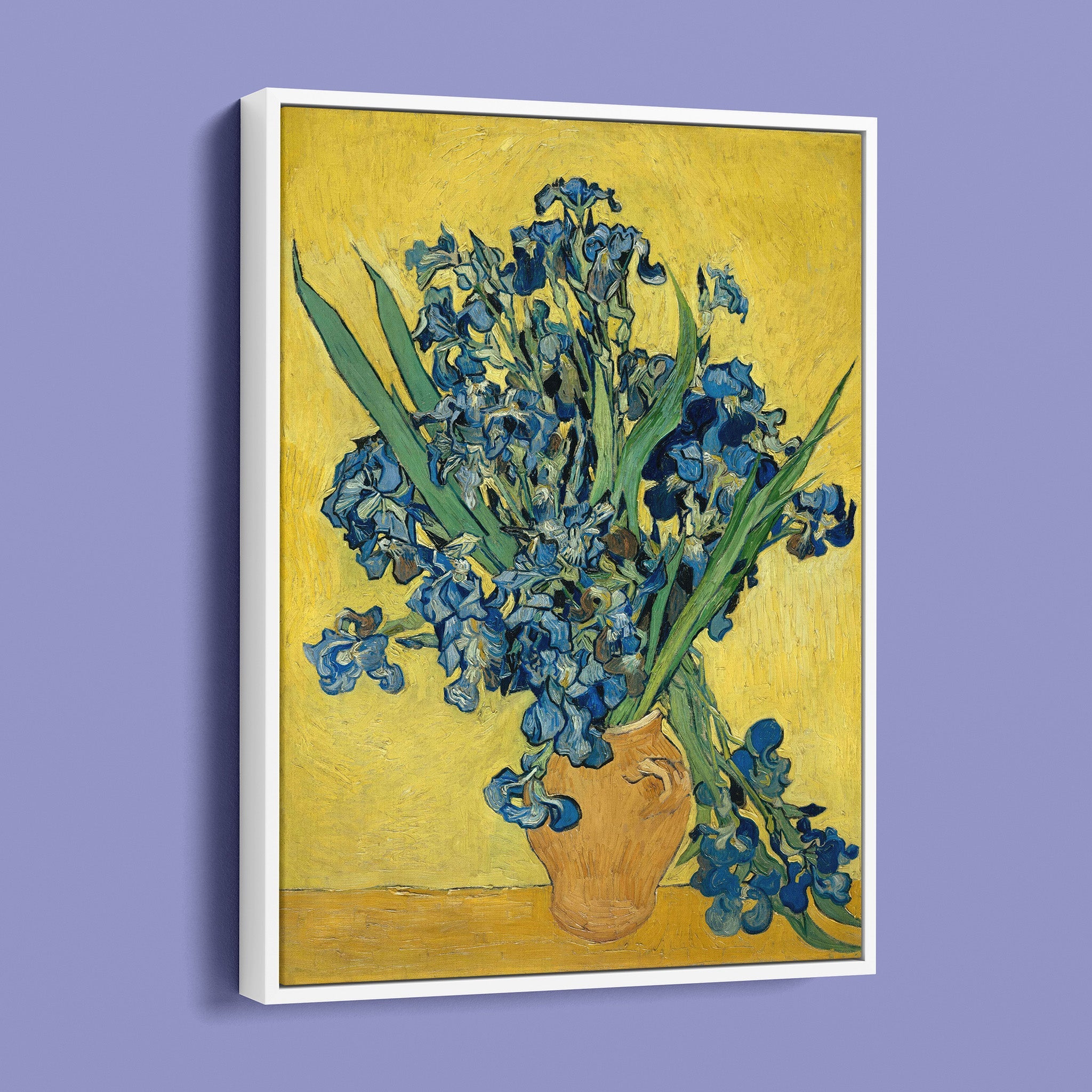 Irises - Vincent van Gogh - Yellow Vase