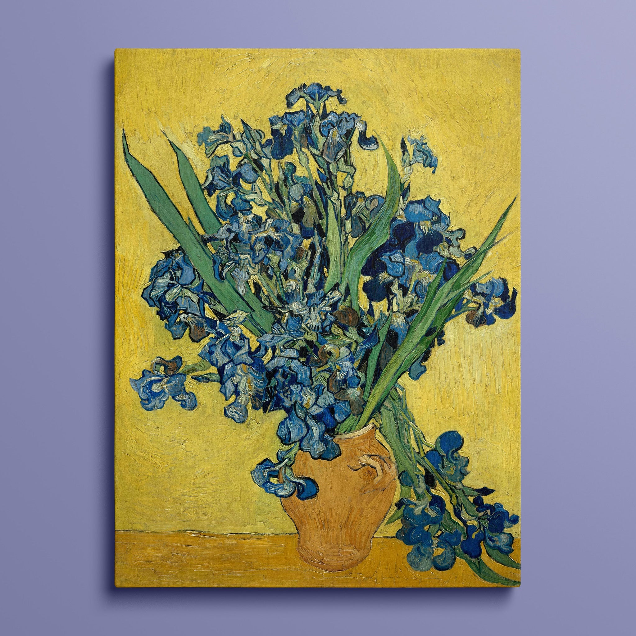 Irises - Vincent van Gogh - Yellow Vase