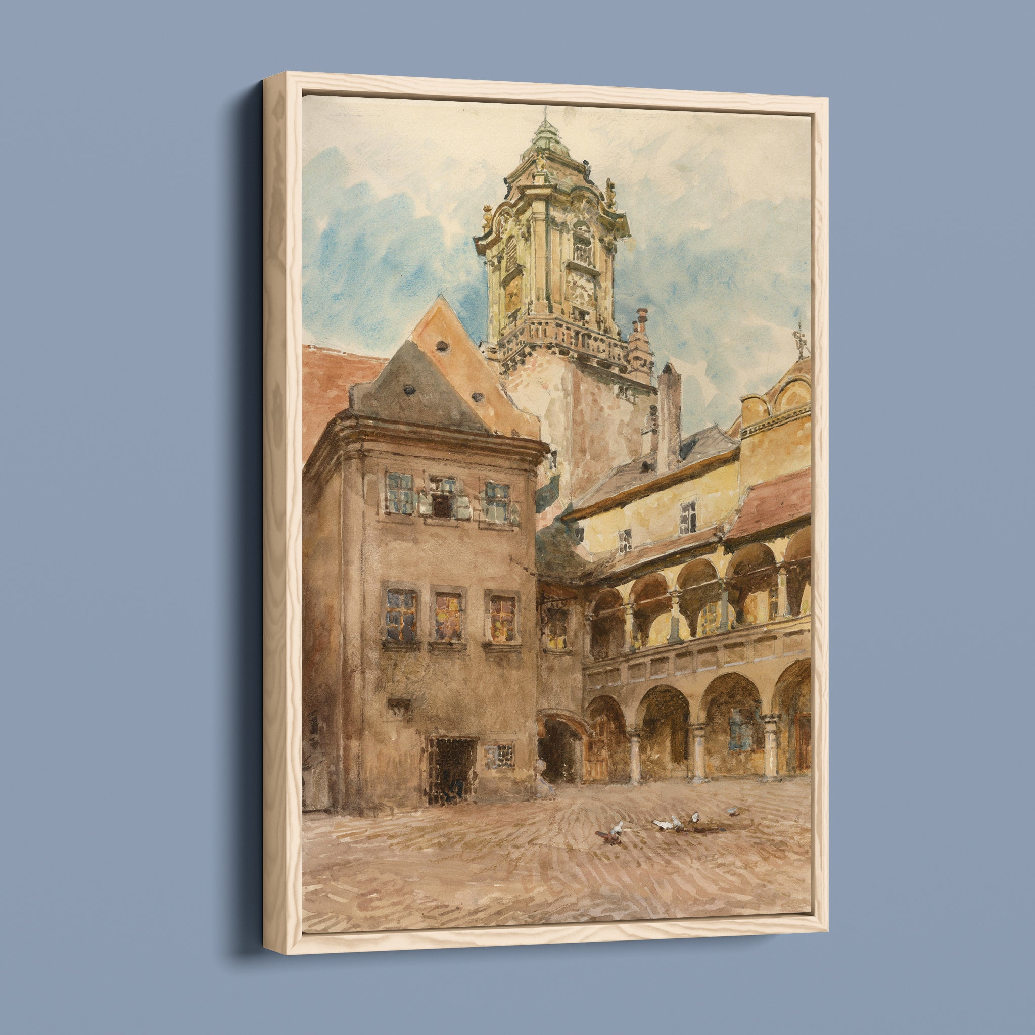Courtyard of Old Town Hall in Bratislava by Jindřich Tomec