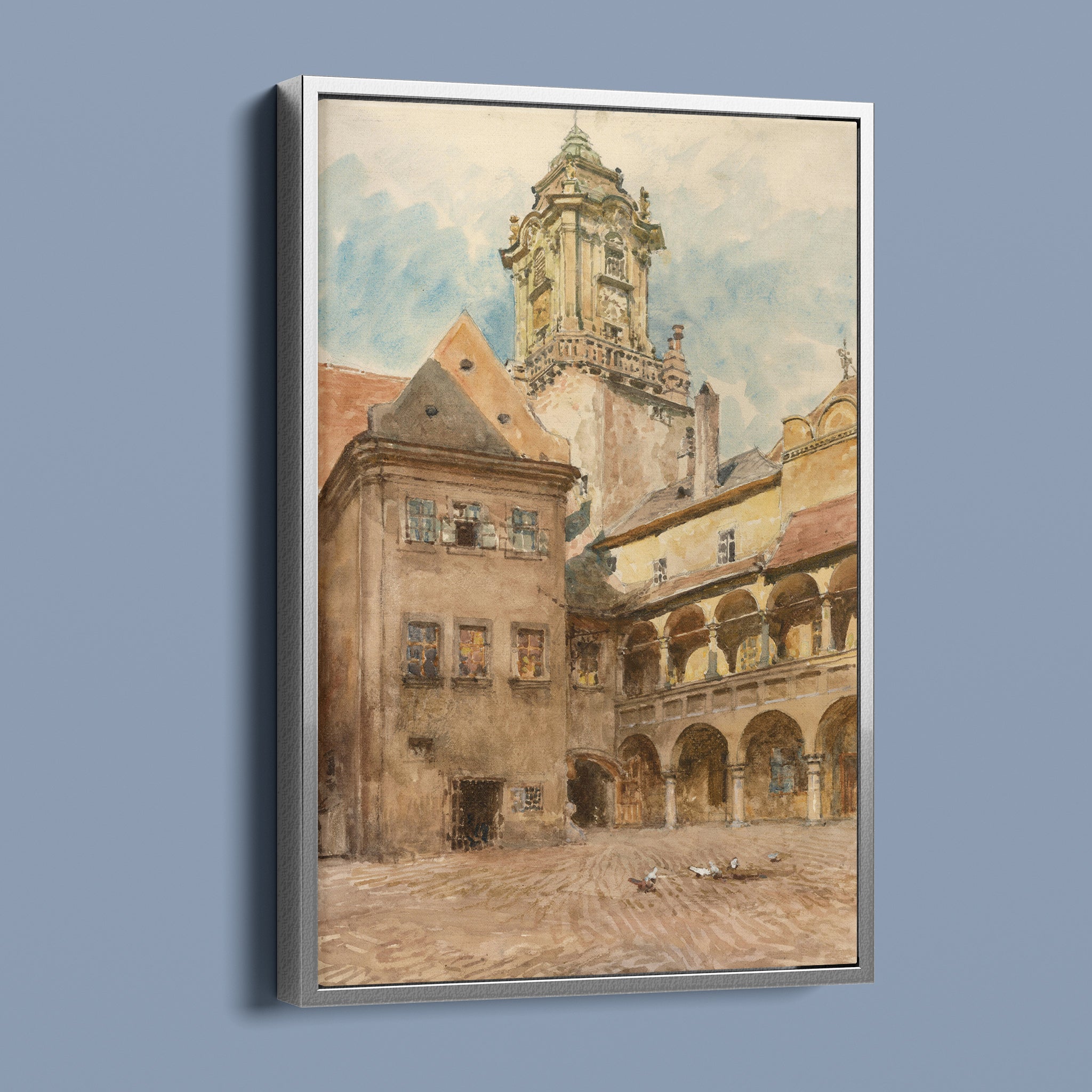 Courtyard of Old Town Hall in Bratislava by Jindřich Tomec