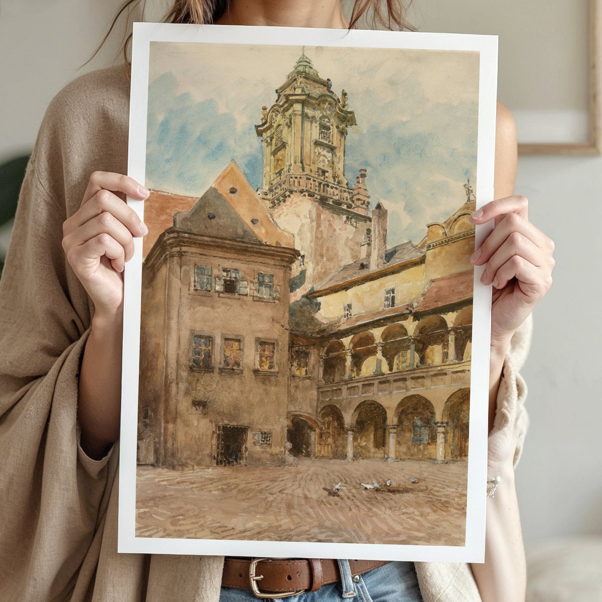 Courtyard of Old Town Hall in Bratislava by Jindřich Tomec