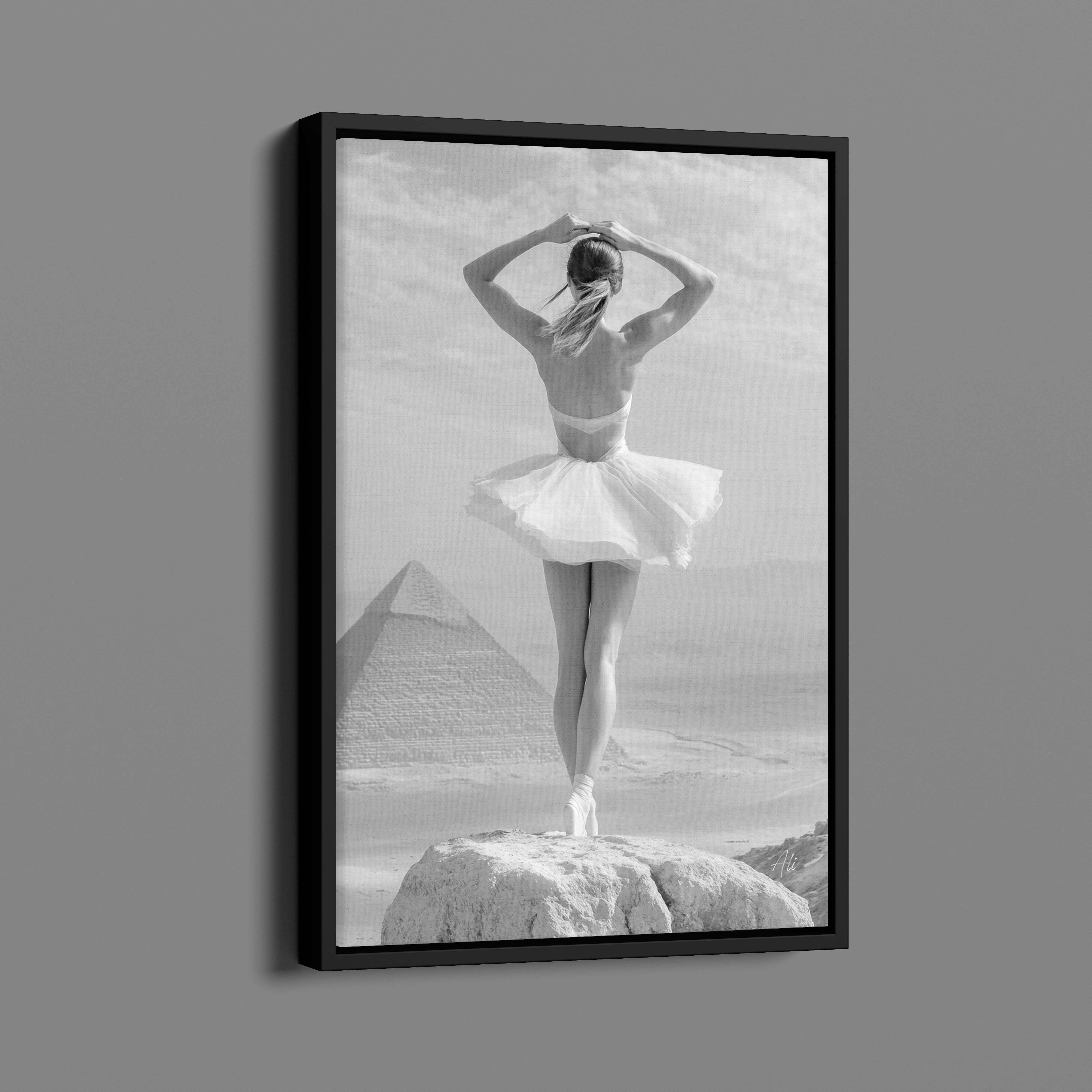 Edge of Infinity - A Weightless Vista Over Giza