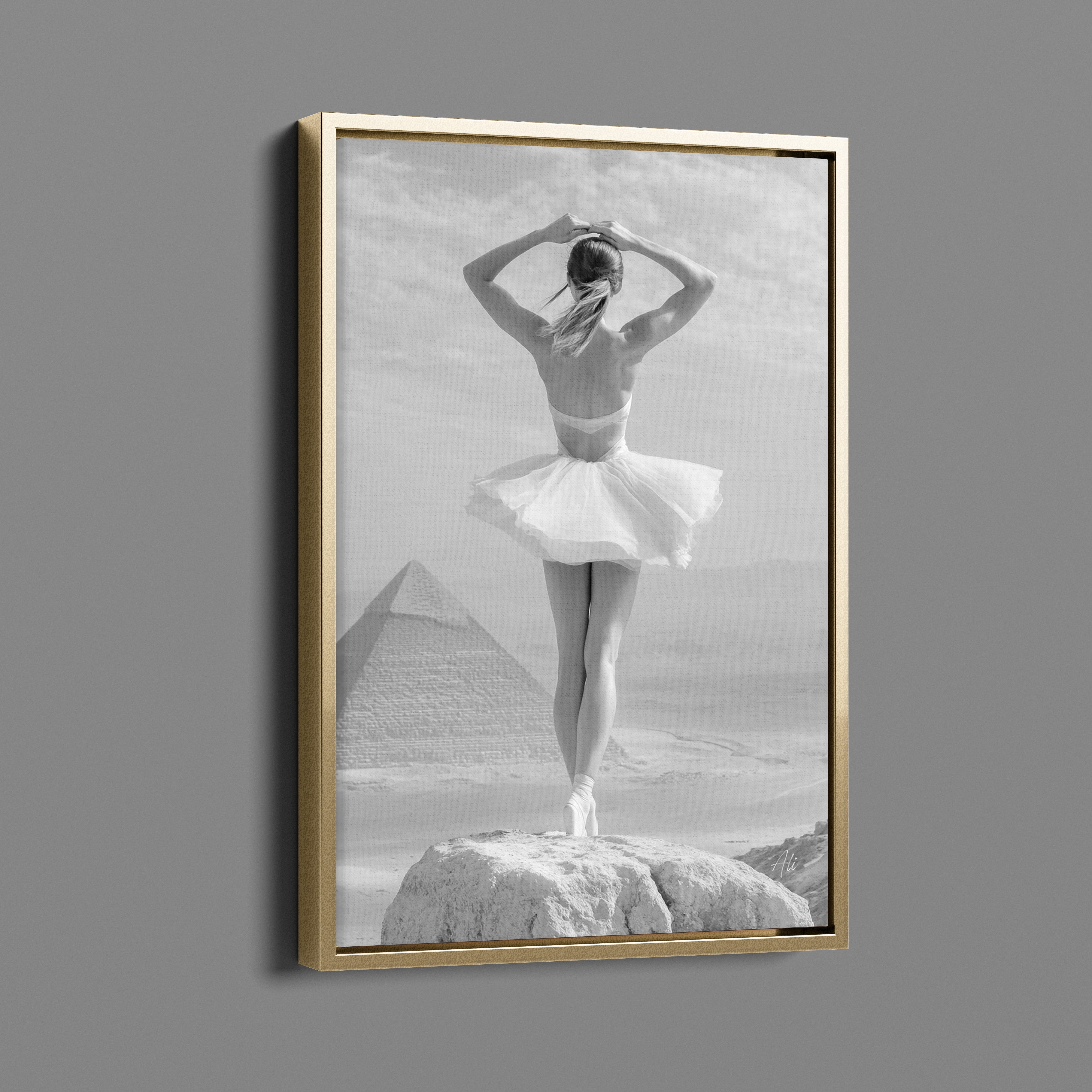 Edge of Infinity - A Weightless Vista Over Giza