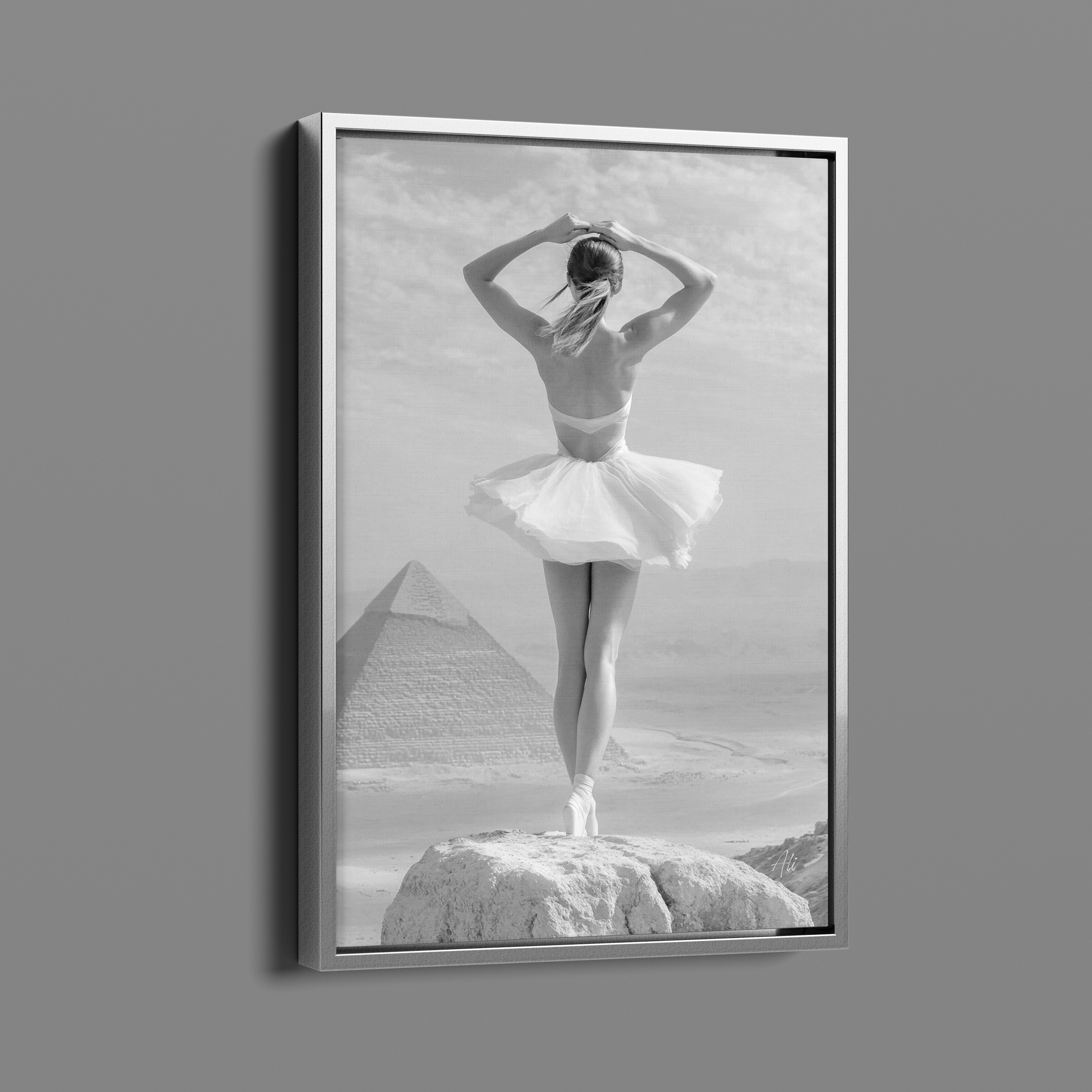 Edge of Infinity - A Weightless Vista Over Giza