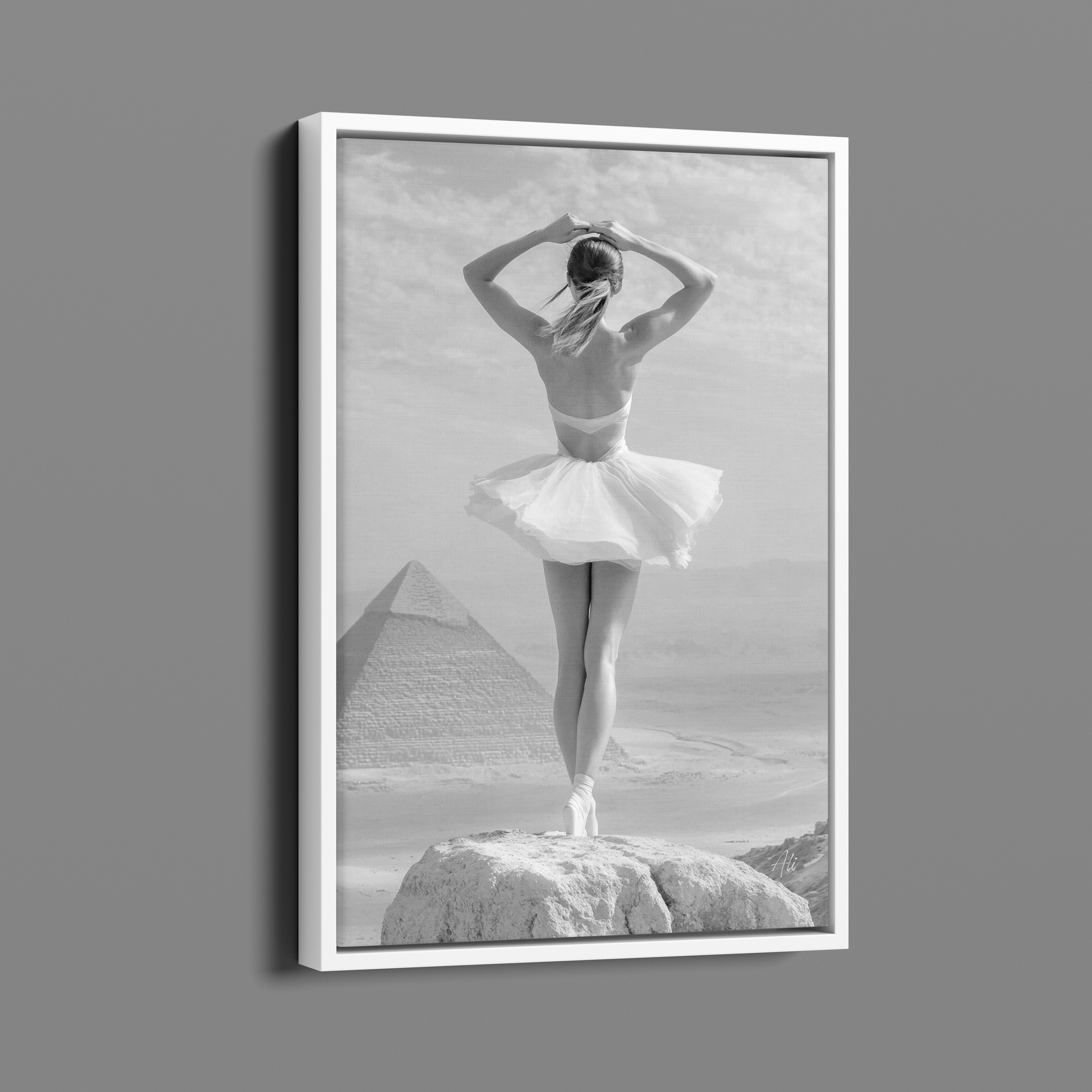 Edge of Infinity - A Weightless Vista Over Giza