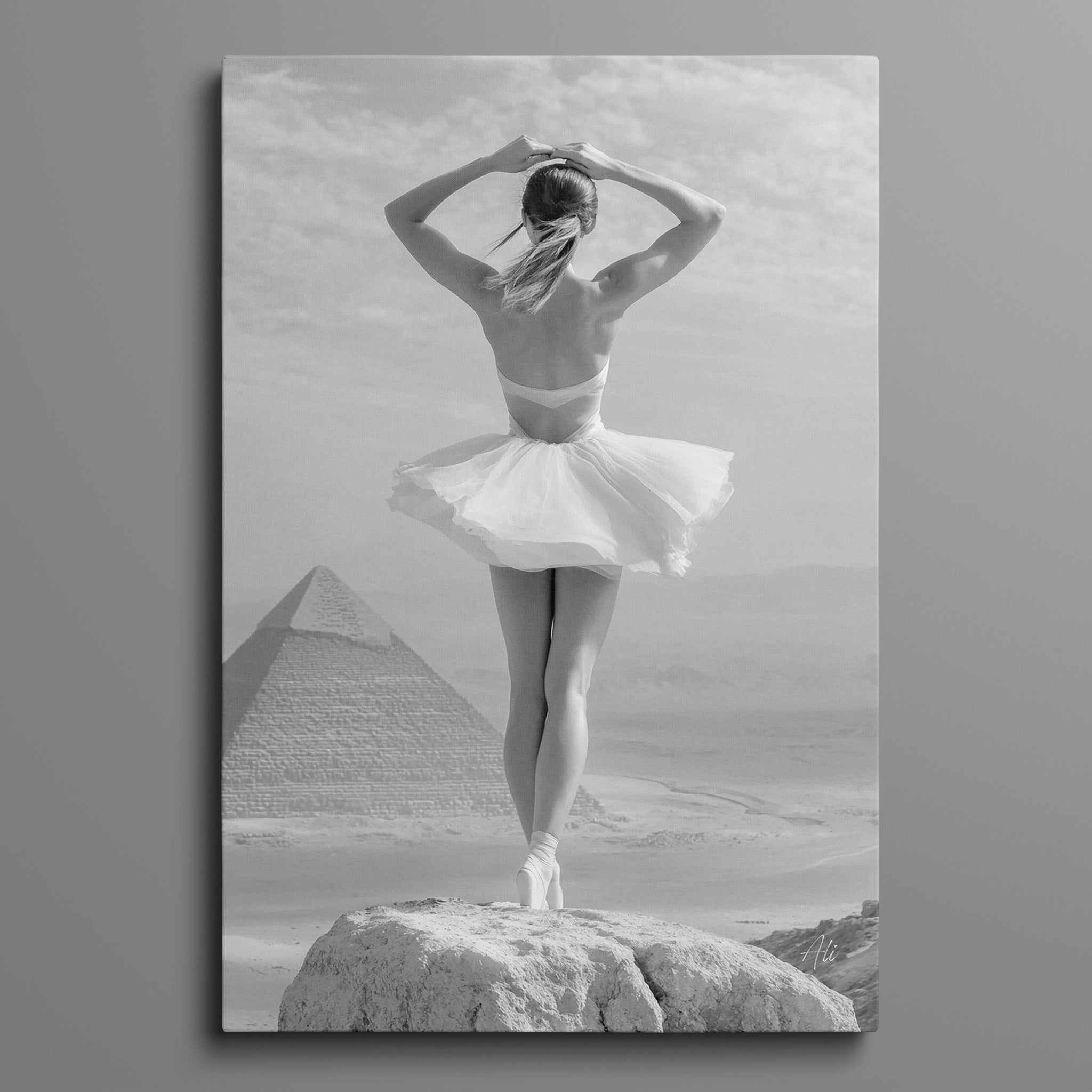 Edge of Infinity - A Weightless Vista Over Giza