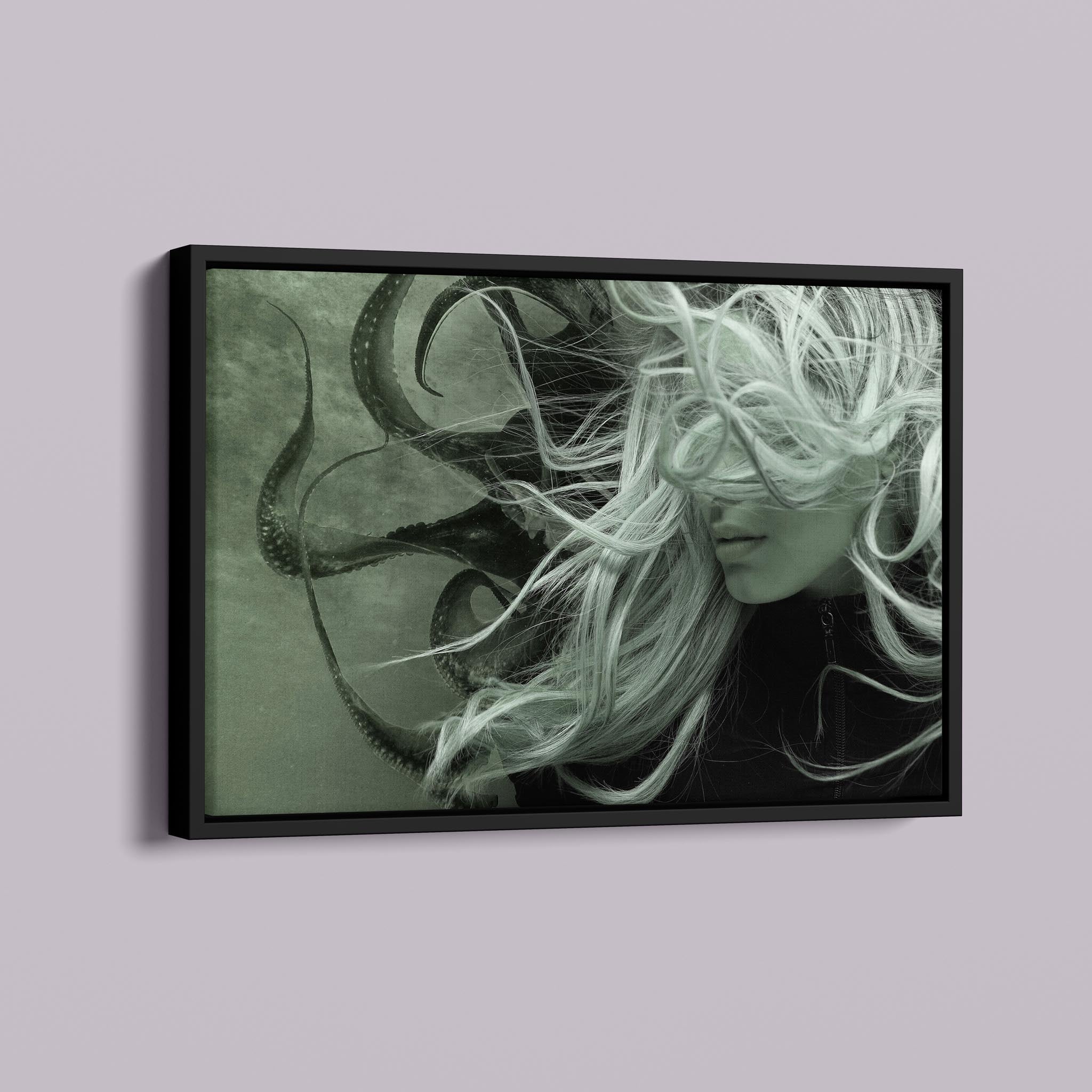 double exposure octopus