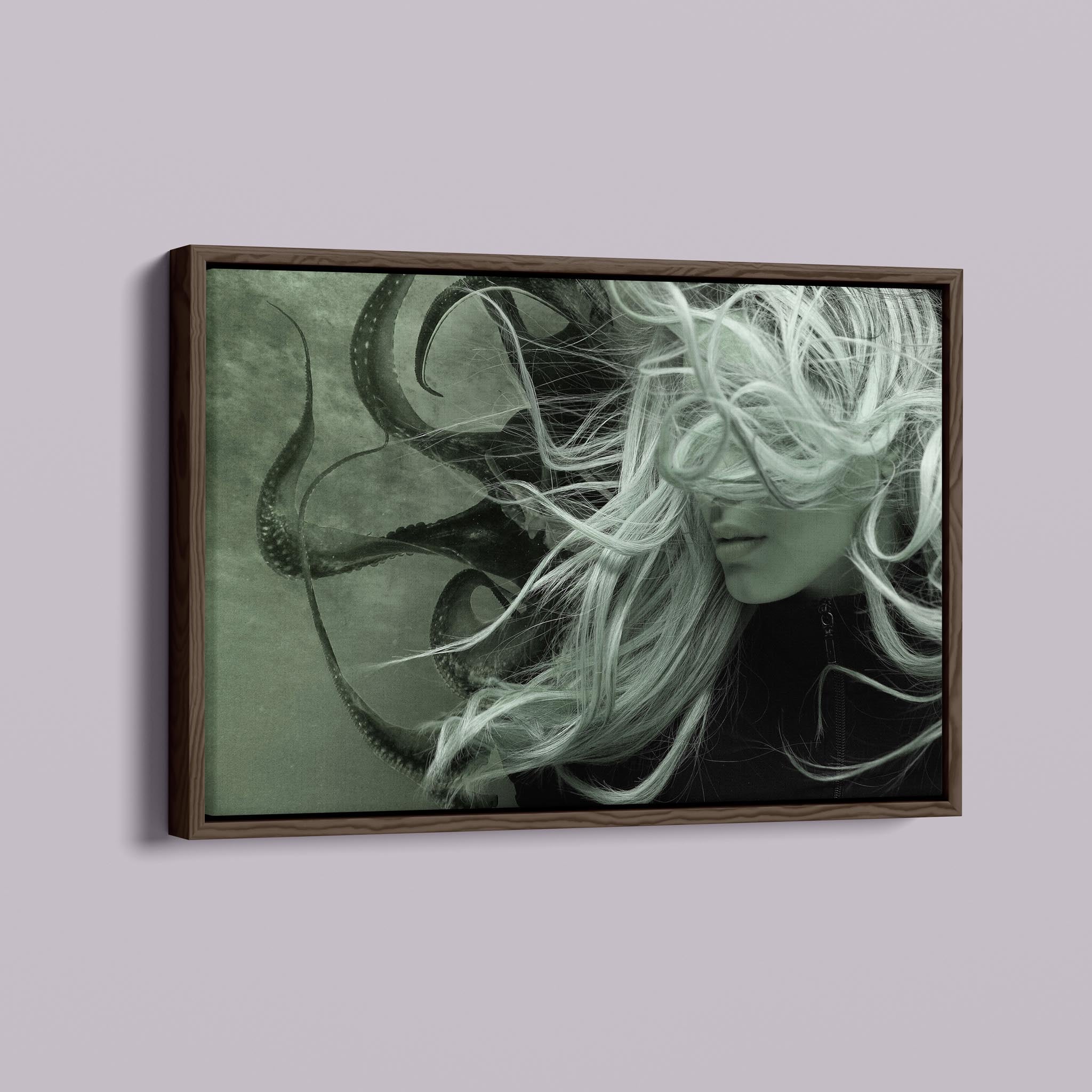 double exposure octopus