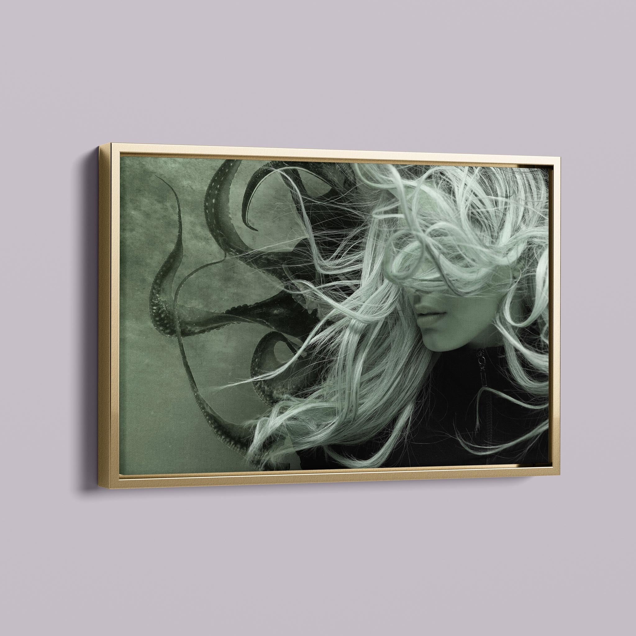 double exposure octopus