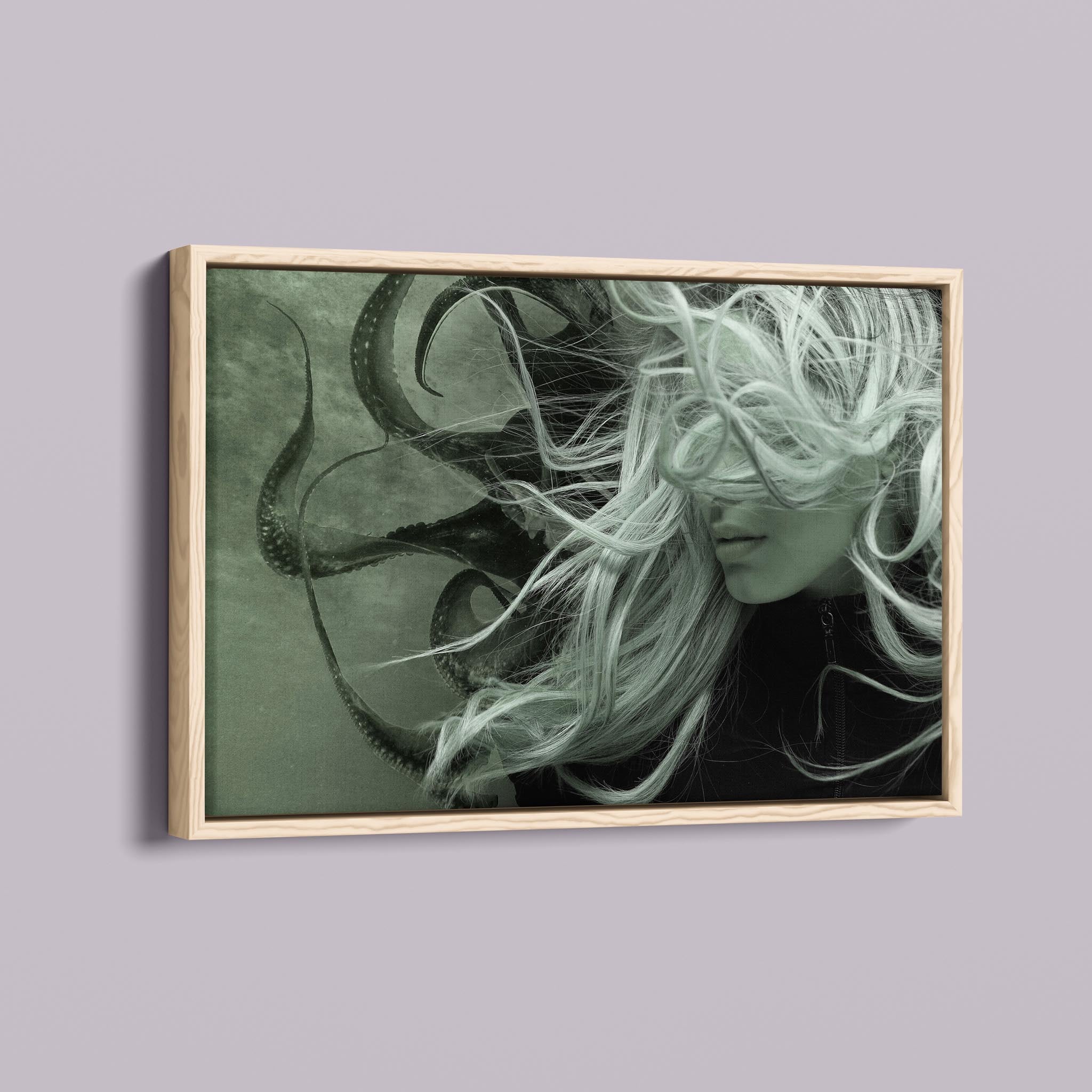 double exposure octopus