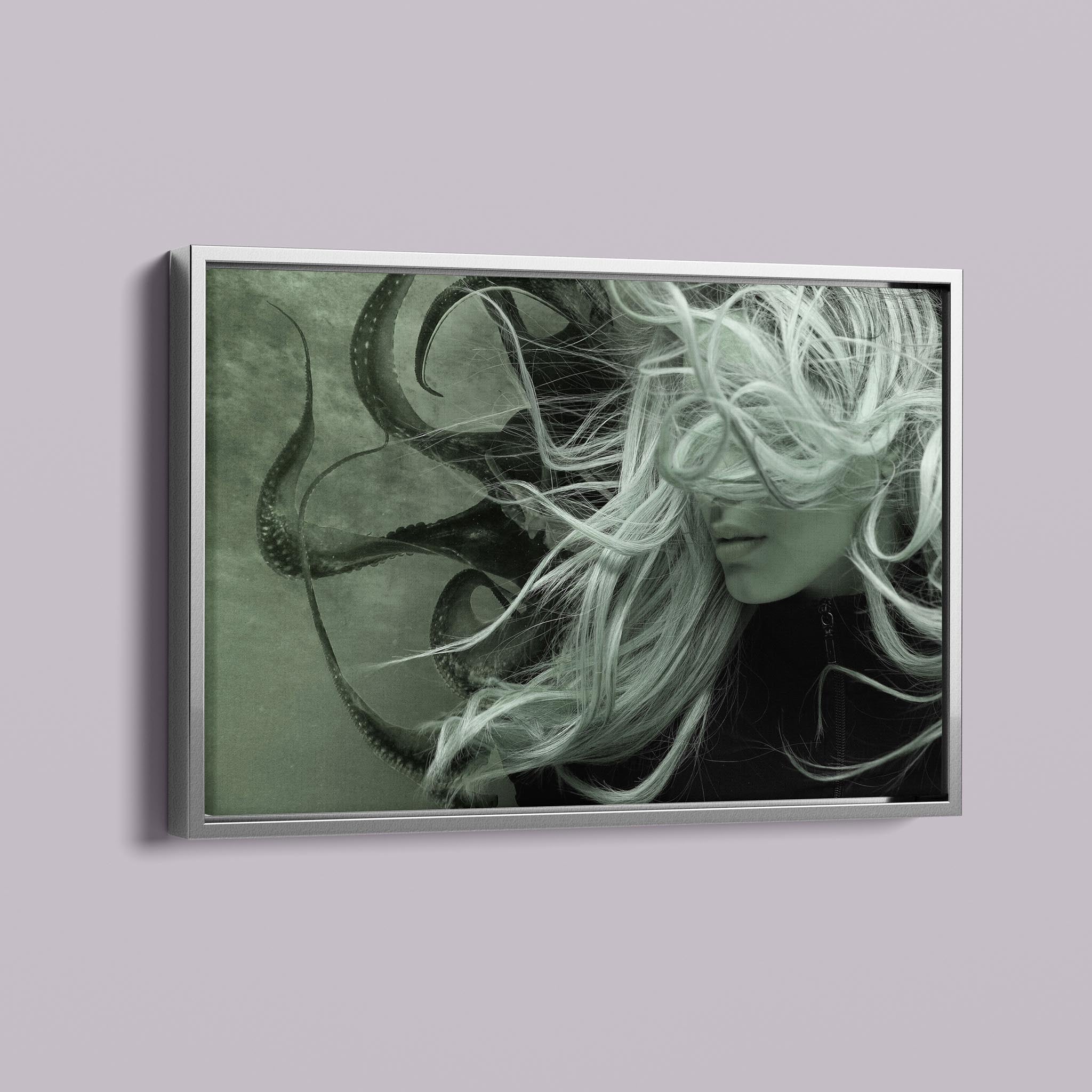 double exposure octopus