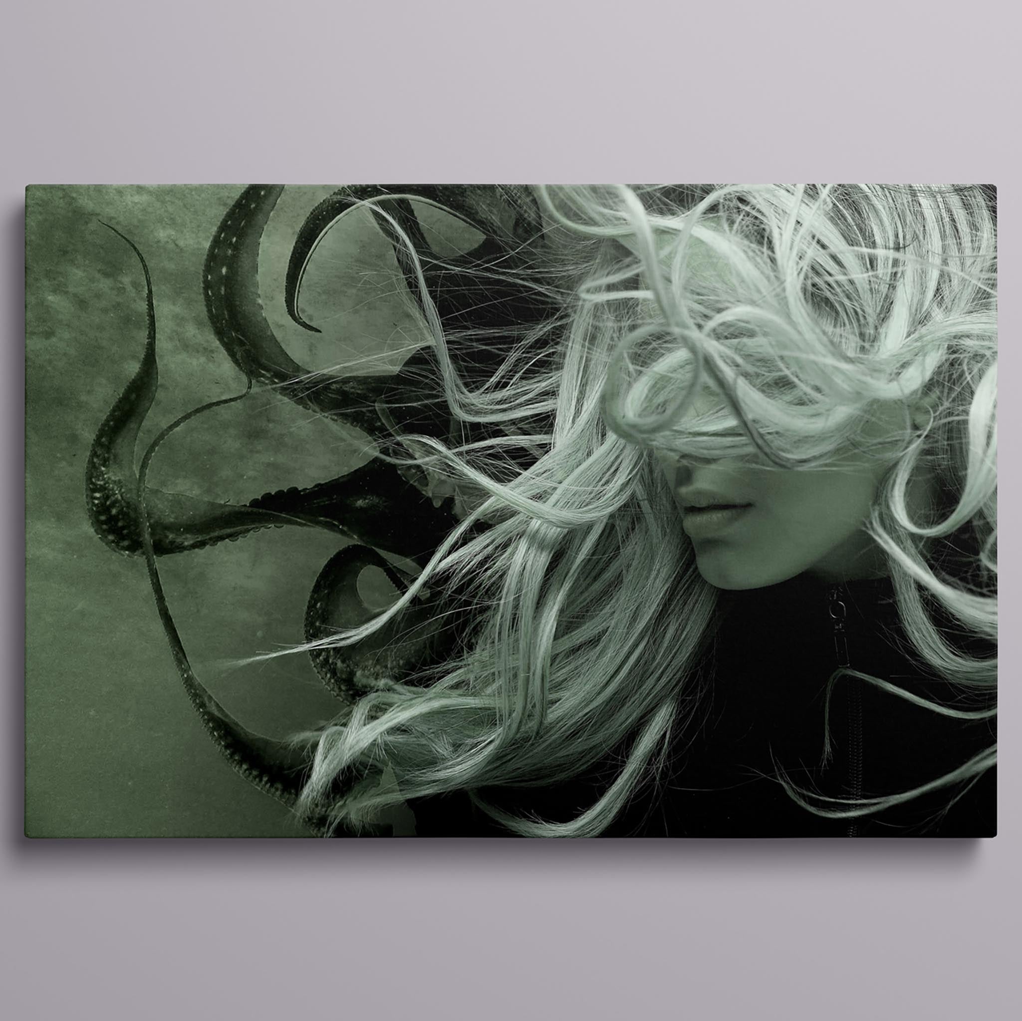 double exposure octopus