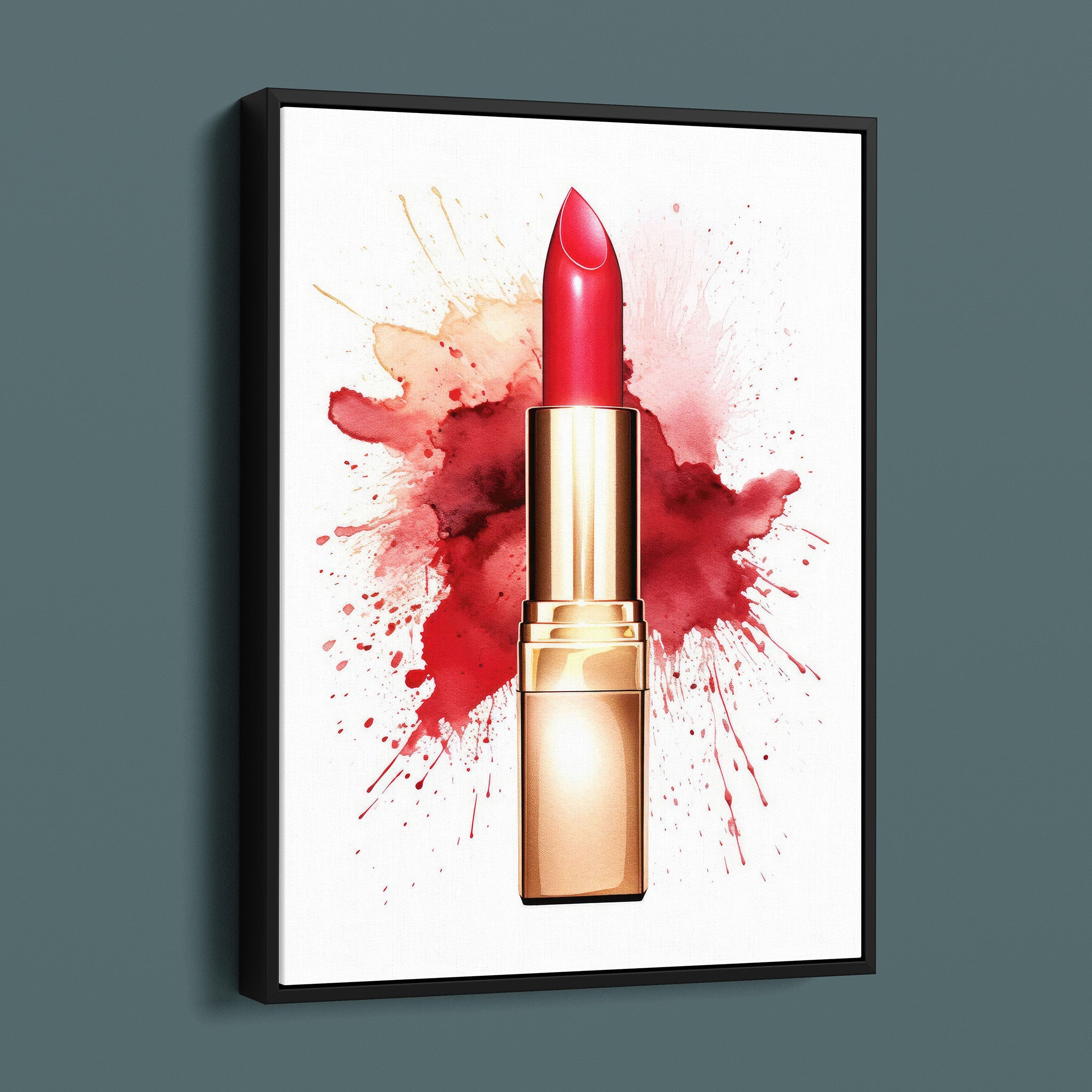 Fasion Watercolor Red Lipstick