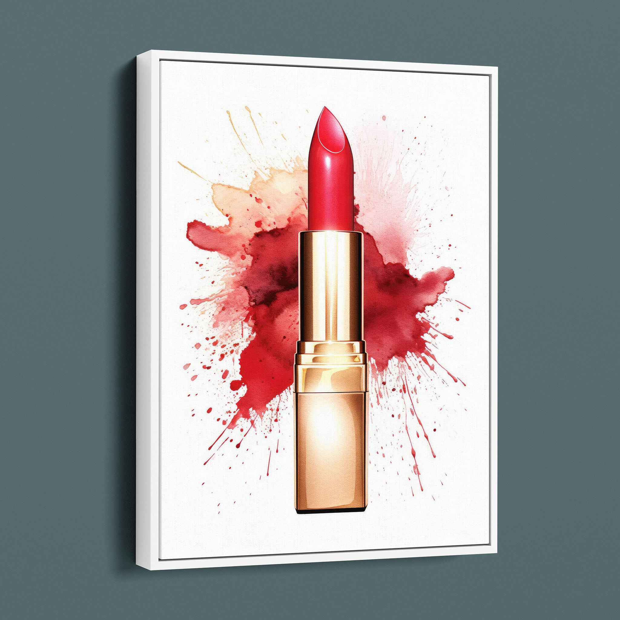 Fasion Watercolor Red Lipstick
