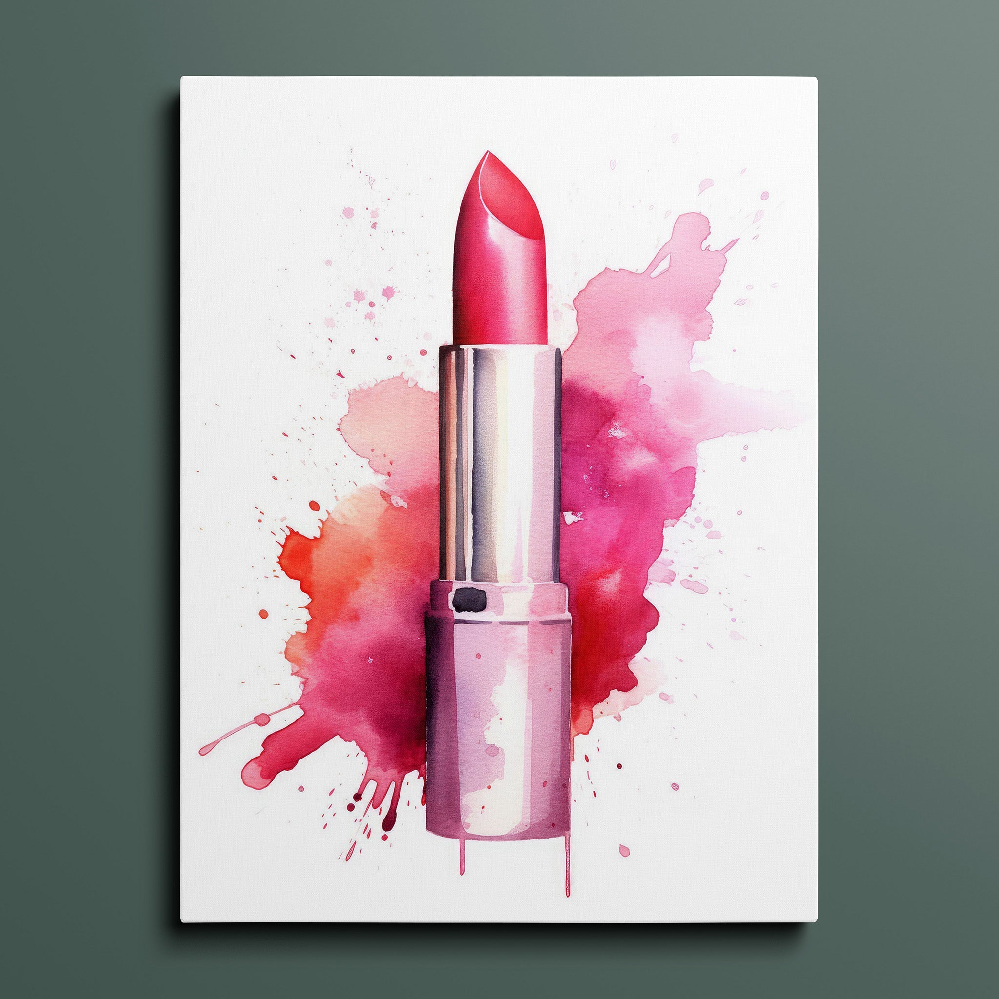 Fasion Watercolor Pink Lipstick