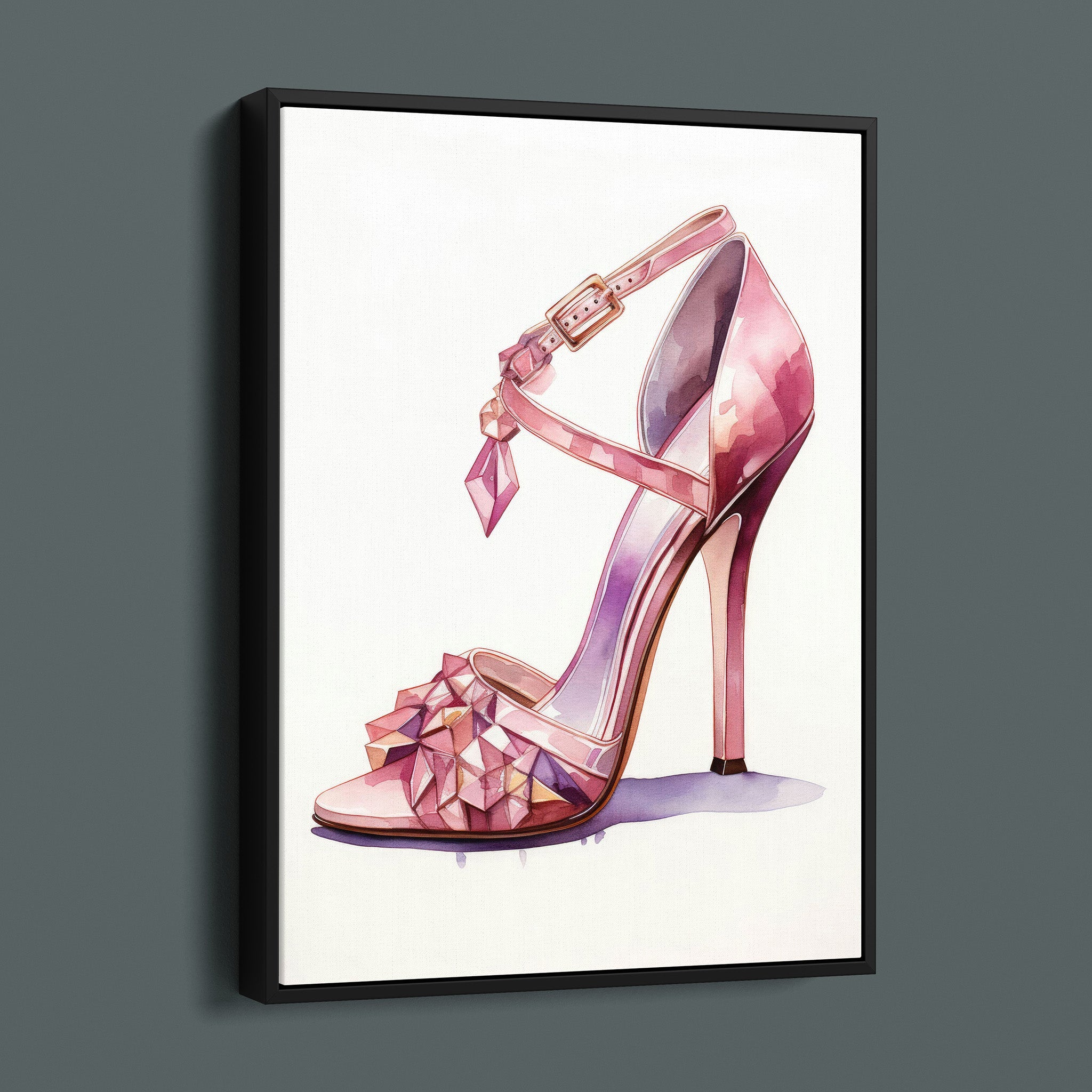 Fasion Watercolor Stiletto - Jewel