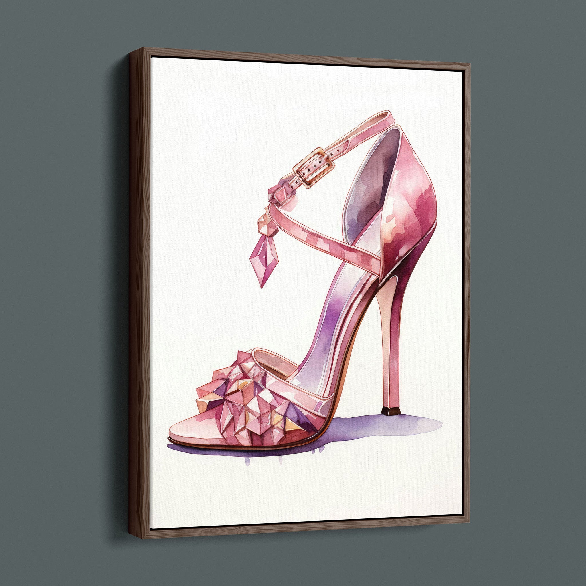 Fasion Watercolor Stiletto - Jewel