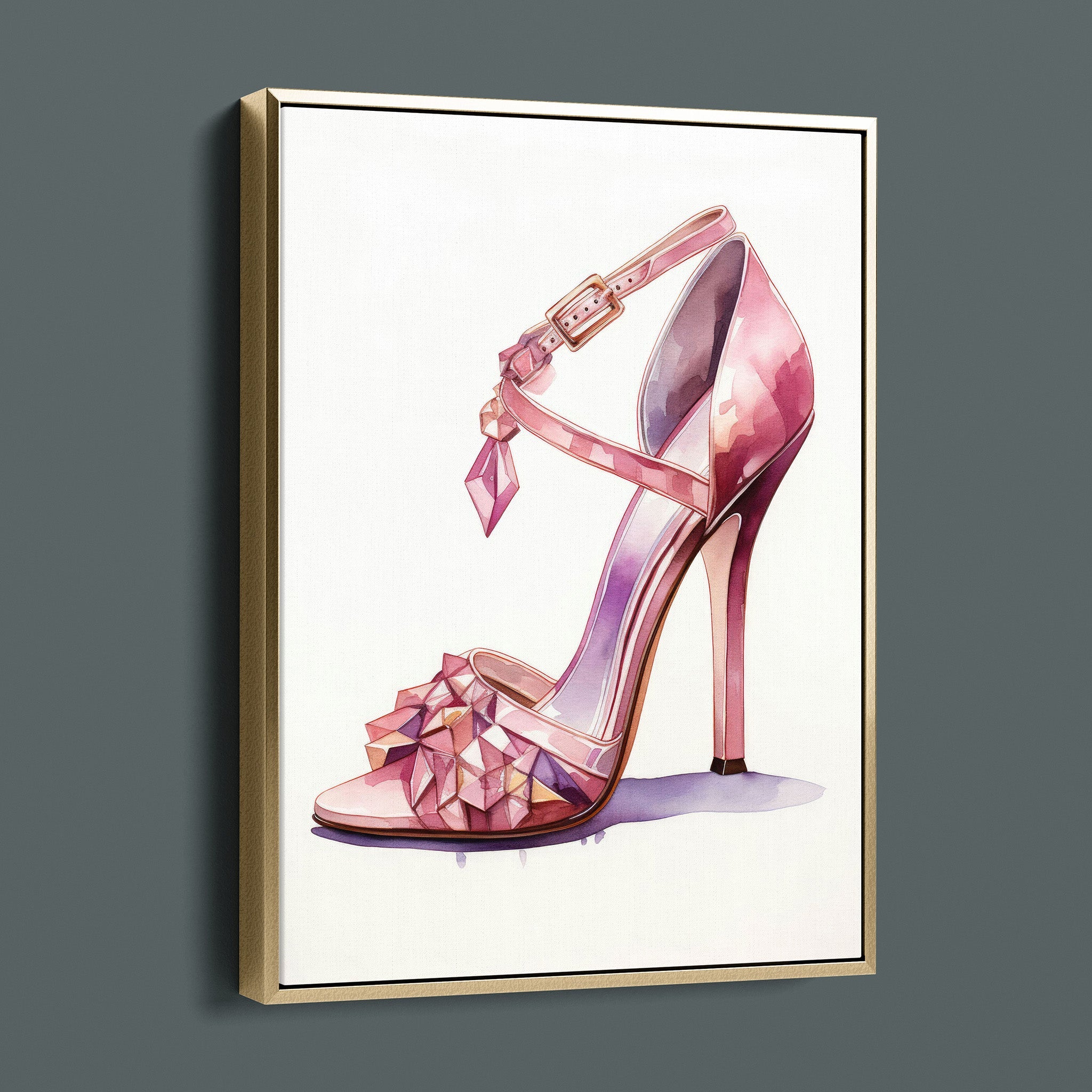 Fasion Watercolor Stiletto - Jewel