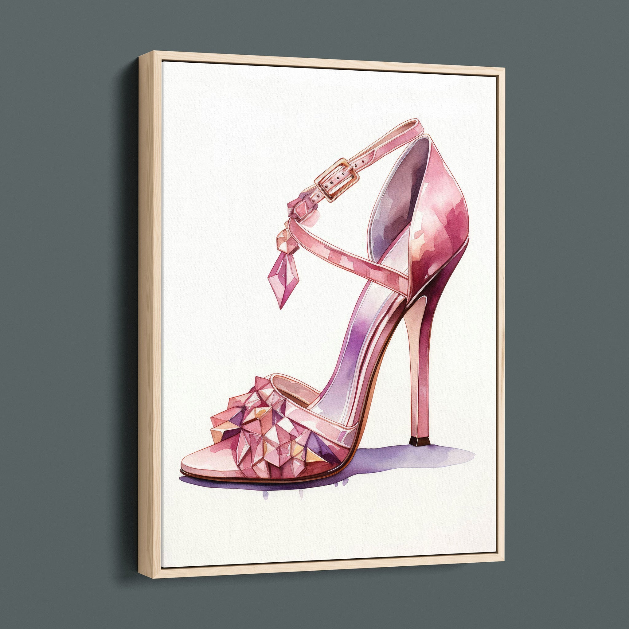 Fasion Watercolor Stiletto - Jewel