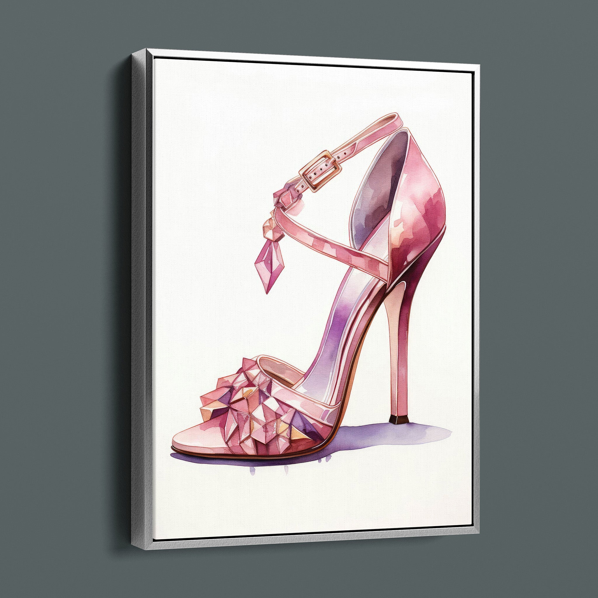 Fasion Watercolor Stiletto - Jewel