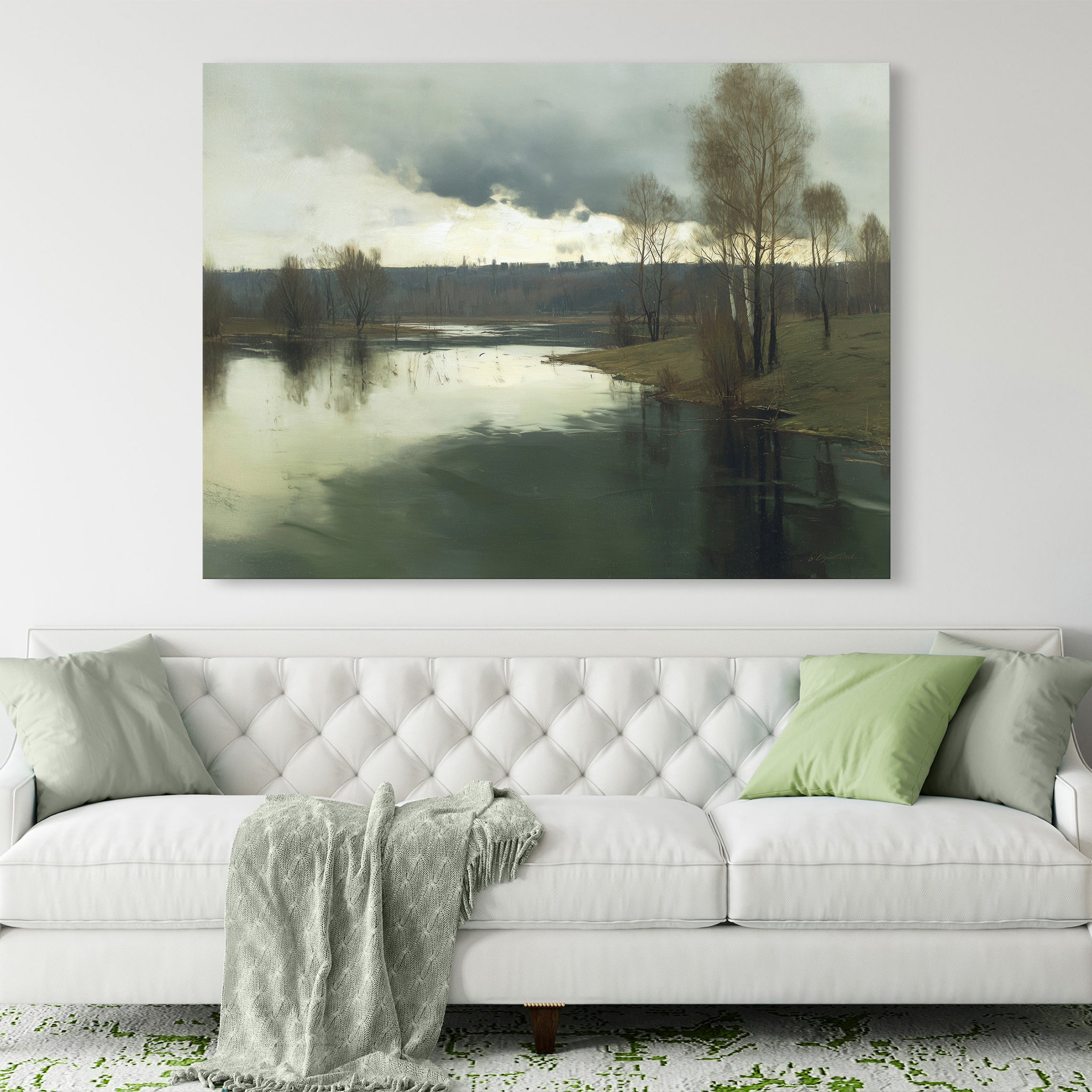 Overcast River Bend