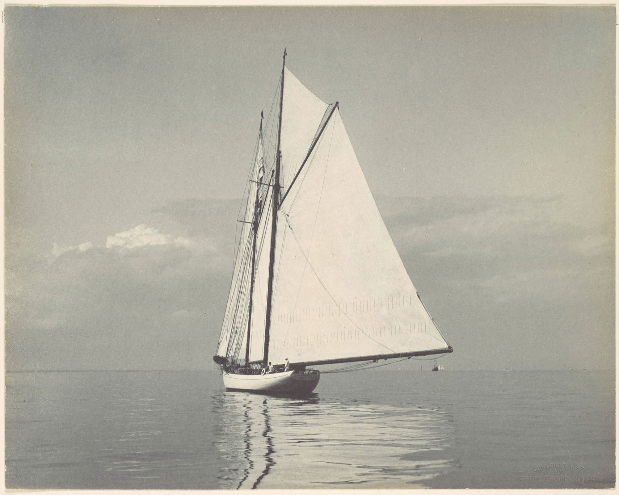 Vintage Nautical Sailboat