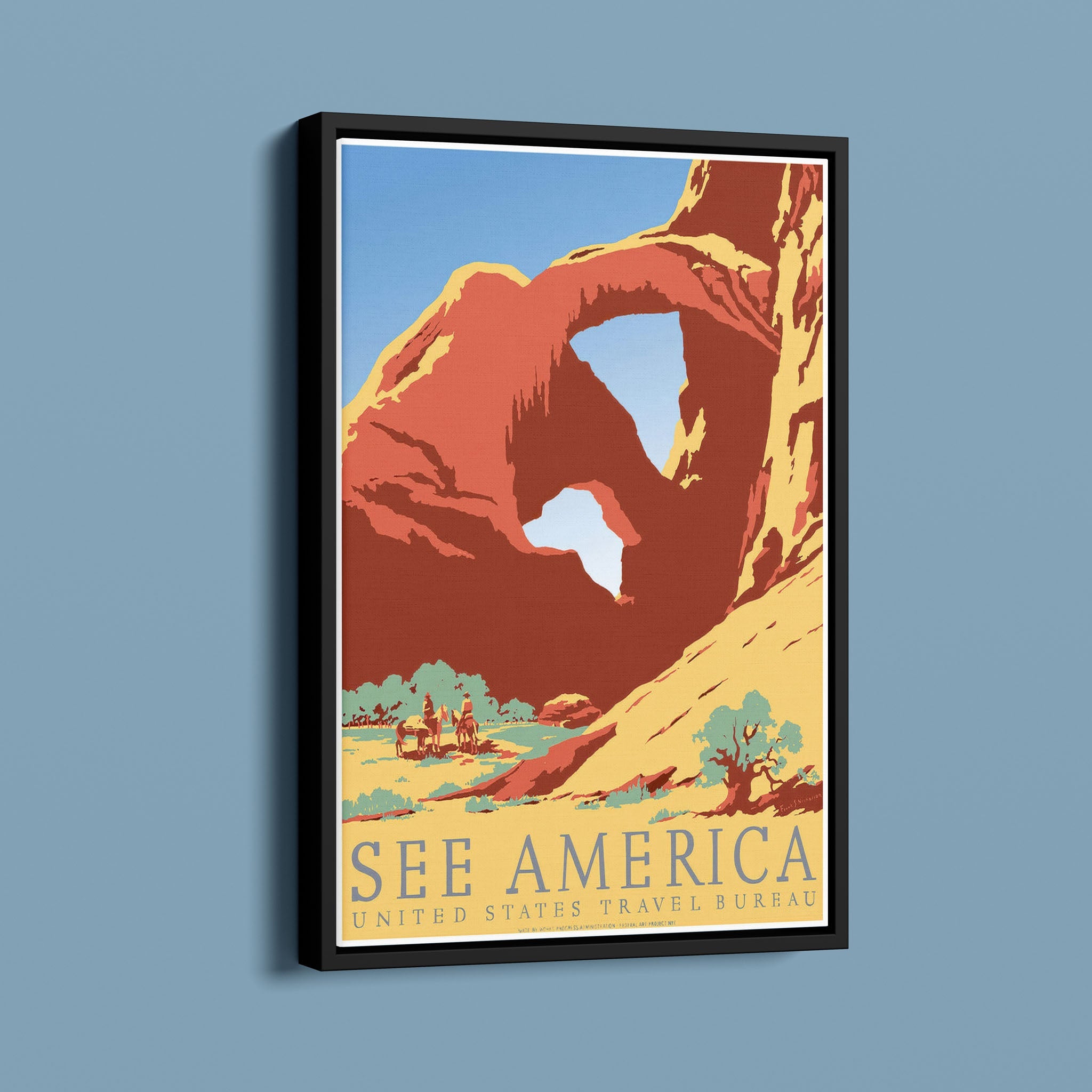 Utah Arches - Vintage travel posters stock graphics