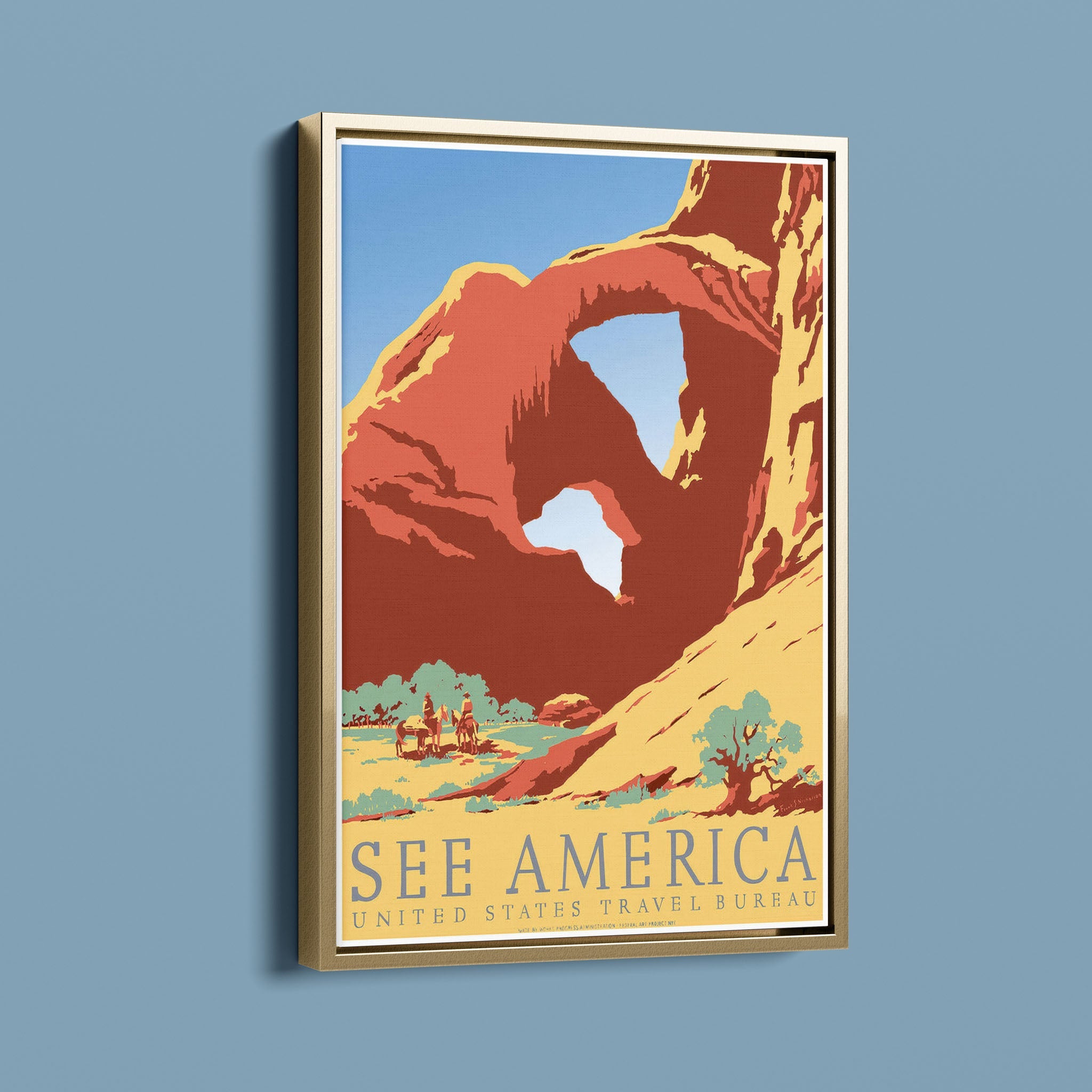 Utah Arches - Vintage travel posters stock graphics