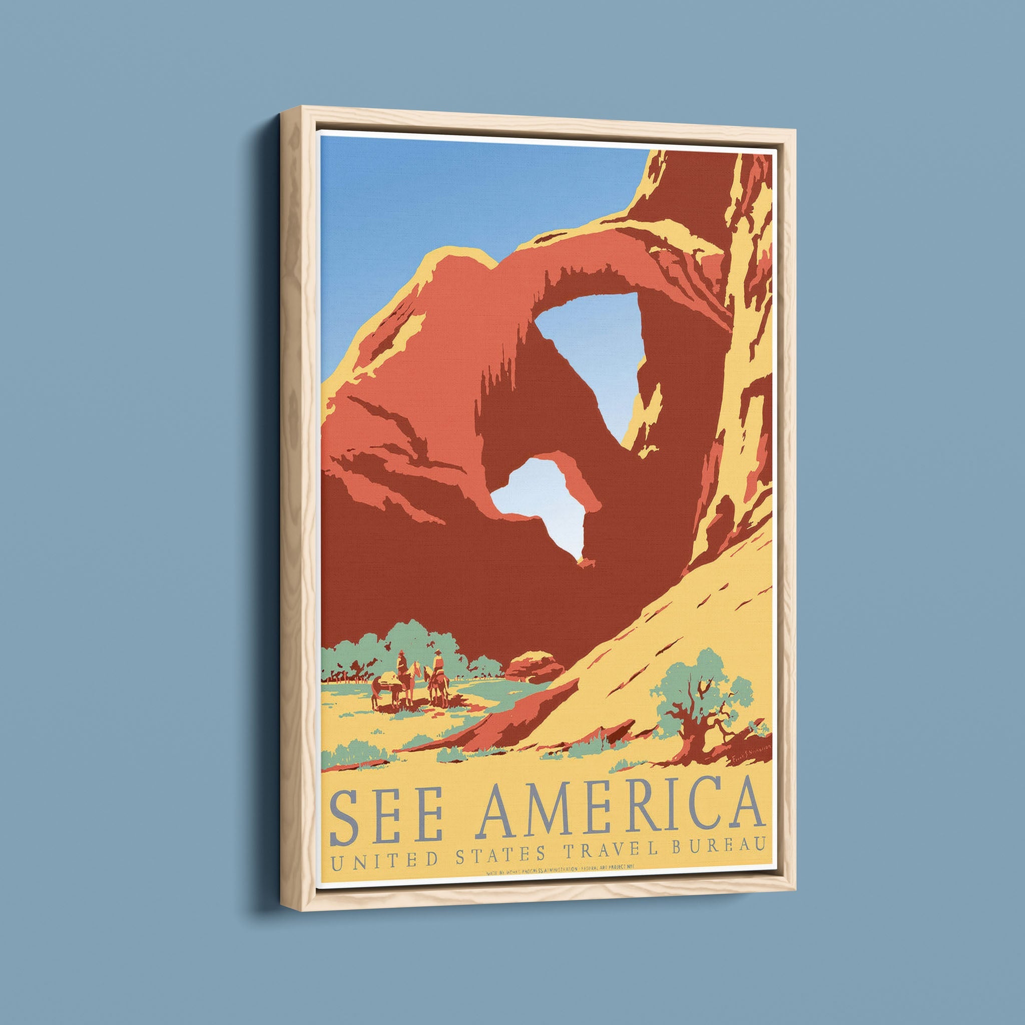 Utah Arches - Vintage travel posters stock graphics