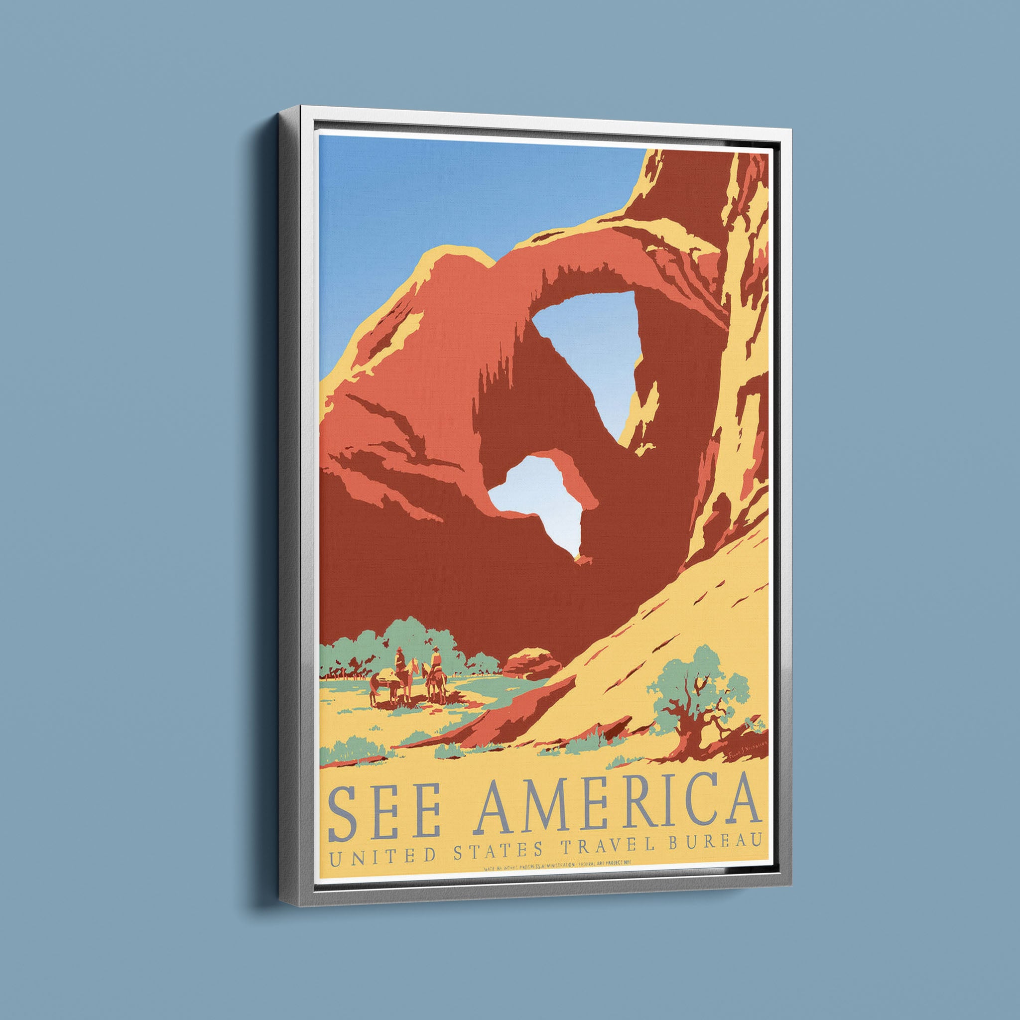 Utah Arches - Vintage travel posters stock graphics