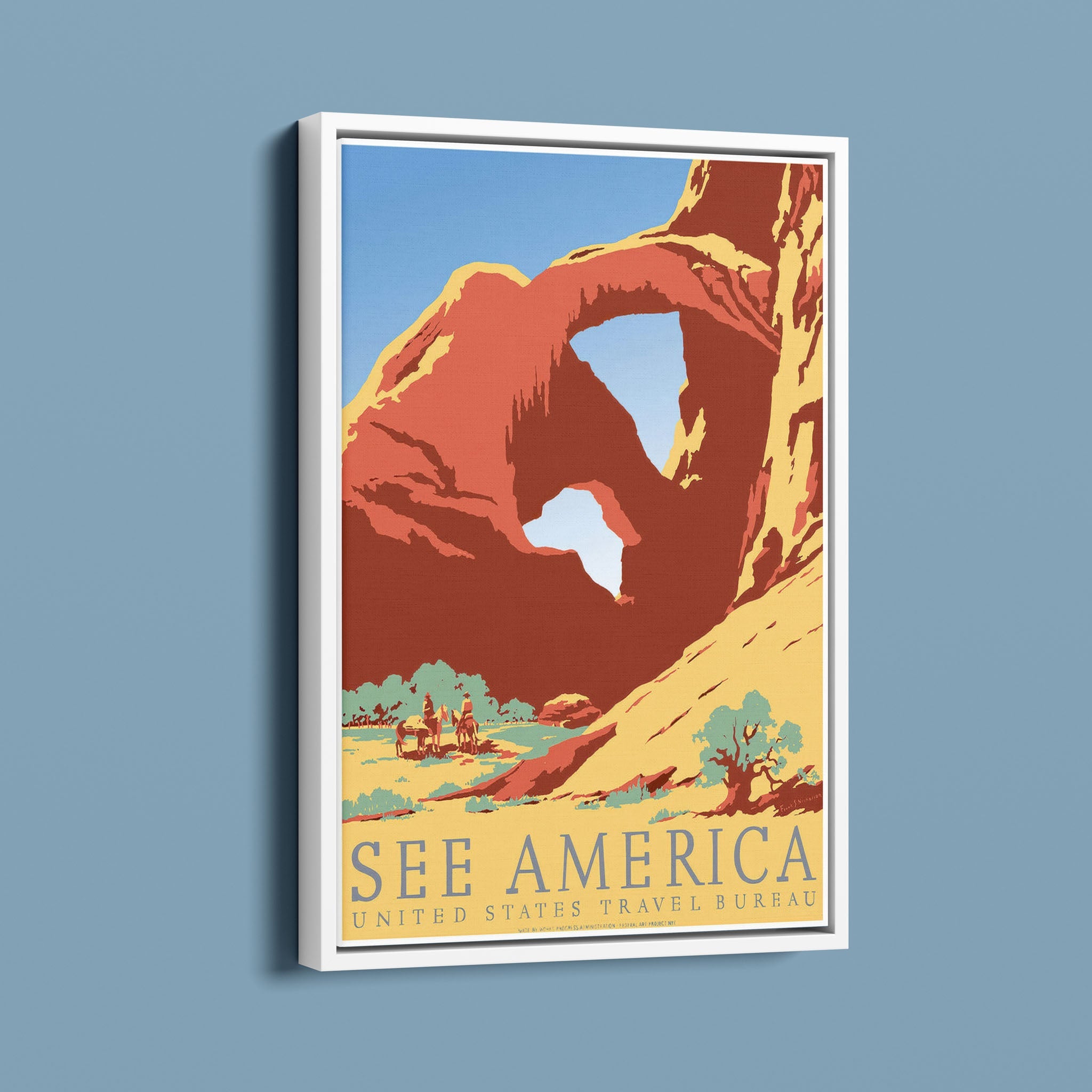 Utah Arches - Vintage travel posters stock graphics