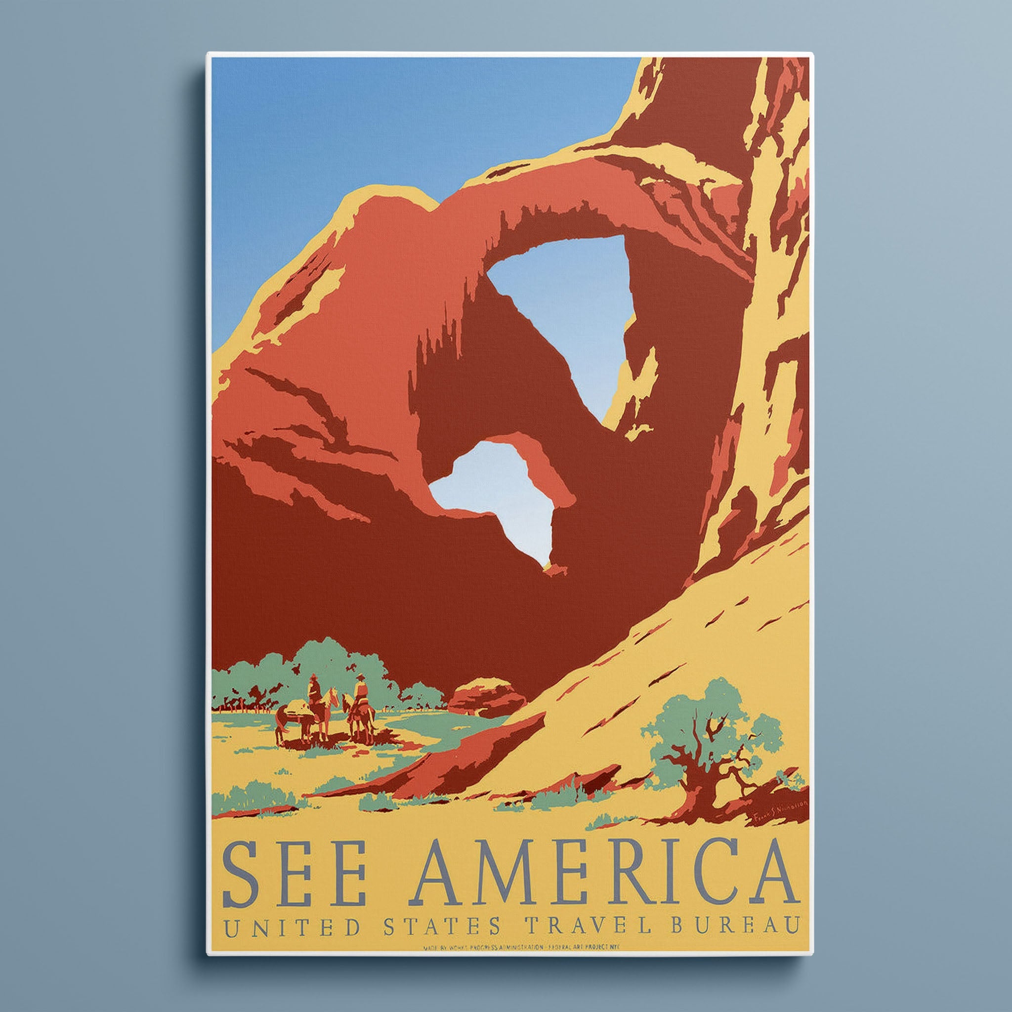 Utah Arches - Vintage travel posters stock graphics