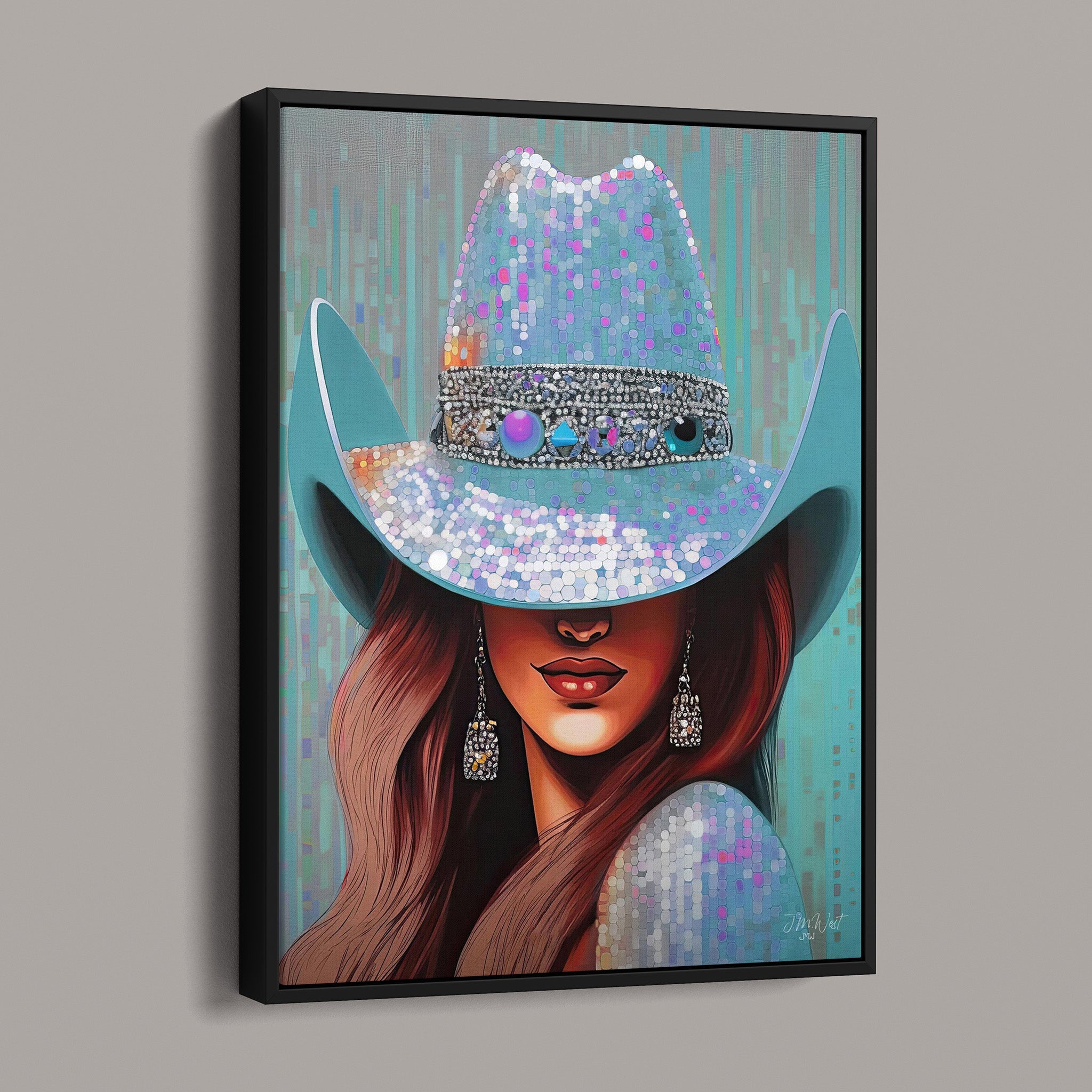 Honky-Tonk Cowgirl - Blue