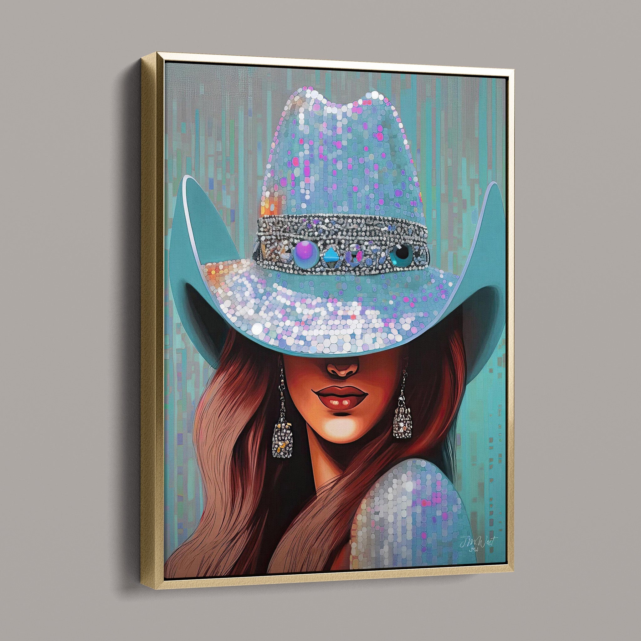 Honky-Tonk Cowgirl - Blue