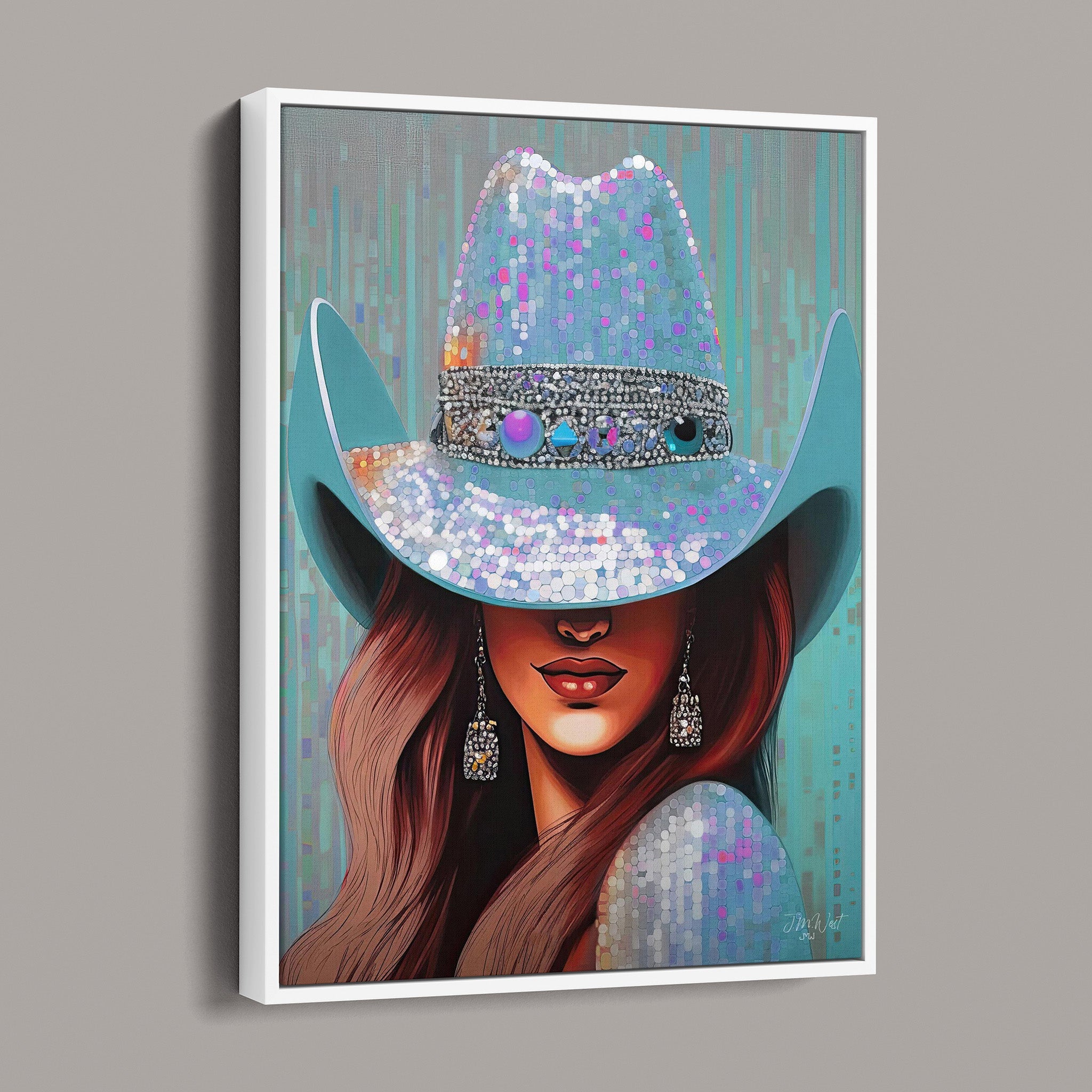 Honky-Tonk Cowgirl - Blue