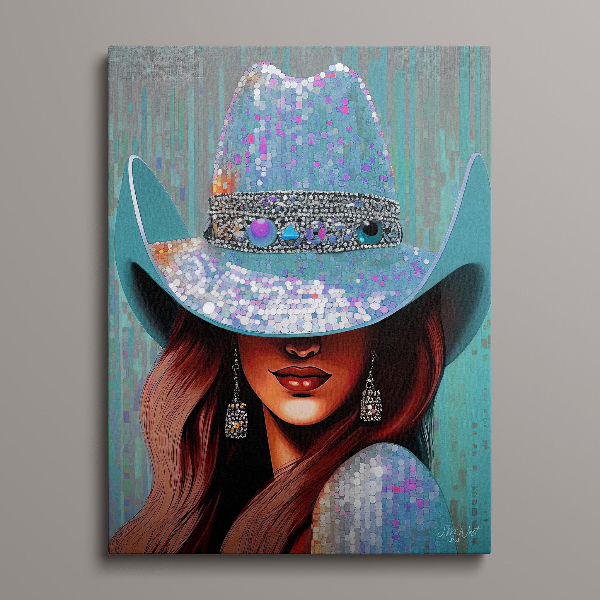 Honky-Tonk Cowgirl - Blue