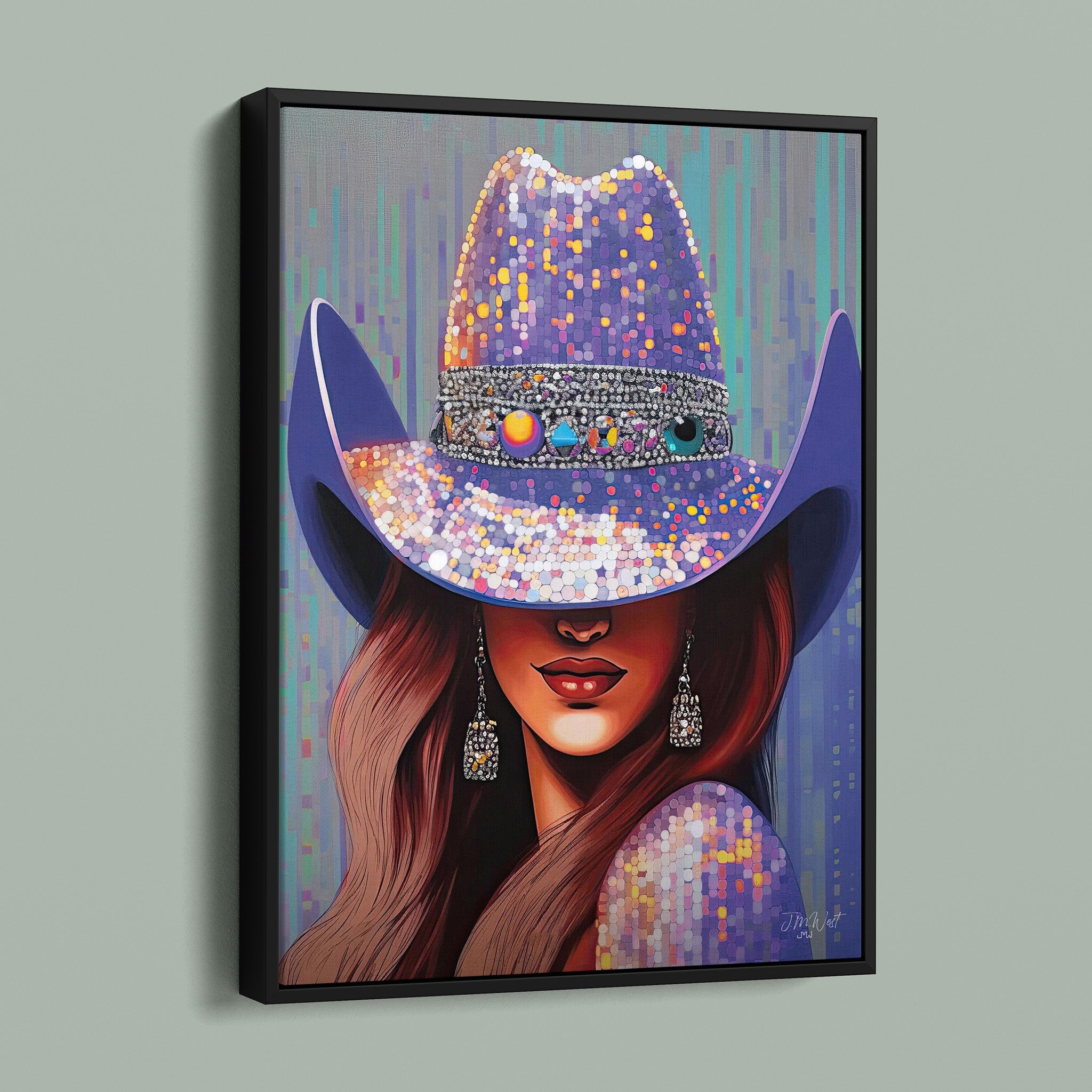 Honky-Tonk Cowgirl - Purple