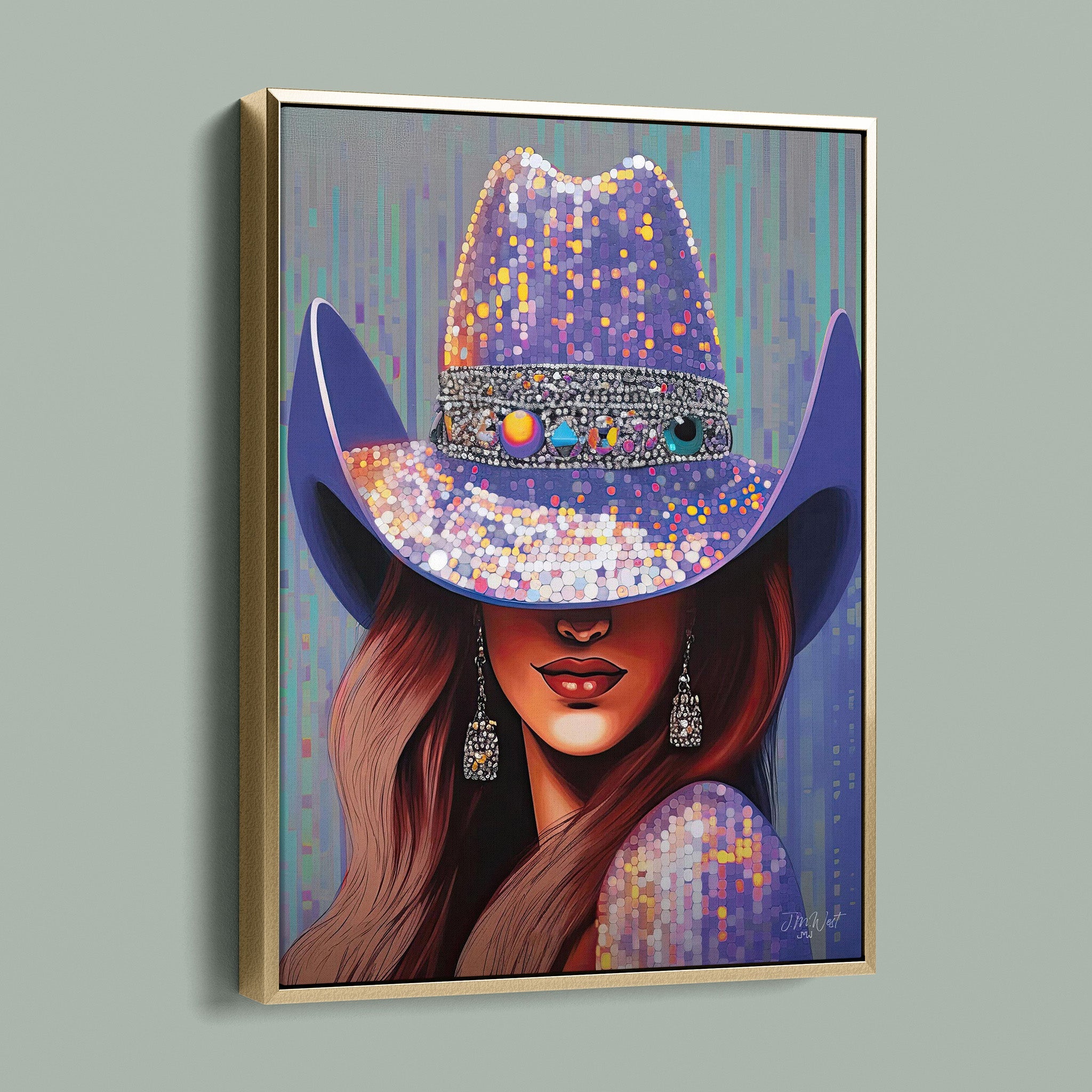 Honky-Tonk Cowgirl - Purple