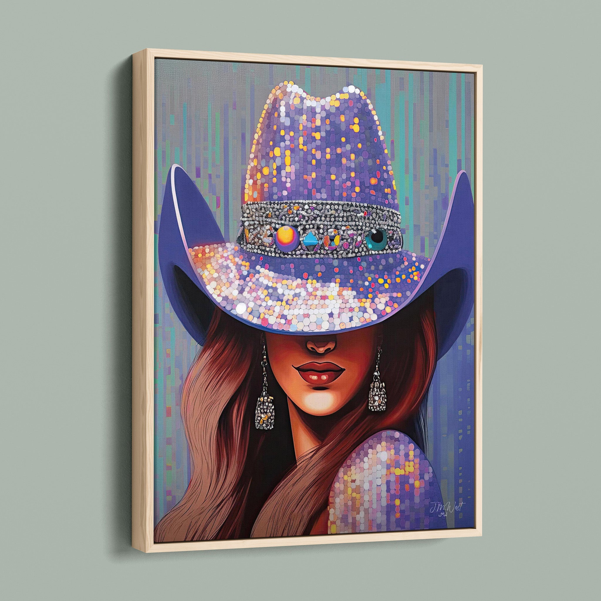 Honky-Tonk Cowgirl - Purple