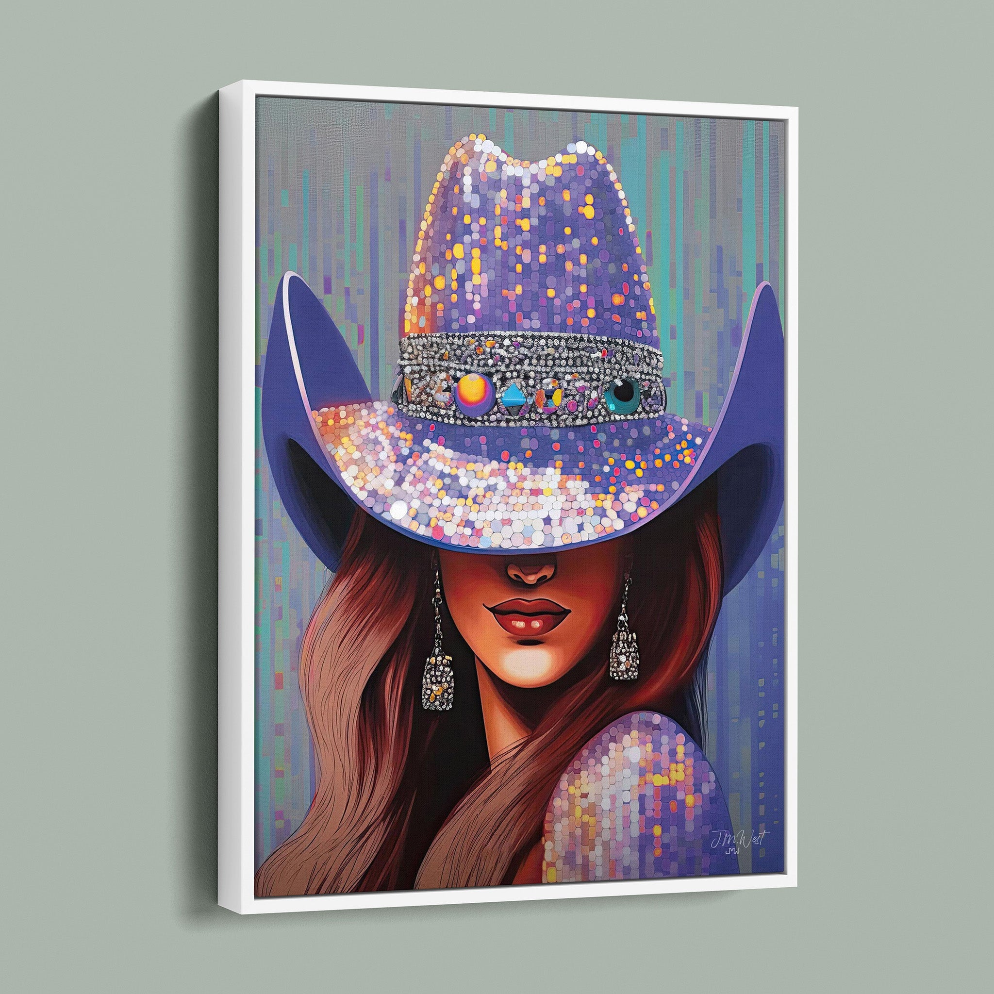 Honky-Tonk Cowgirl - Purple