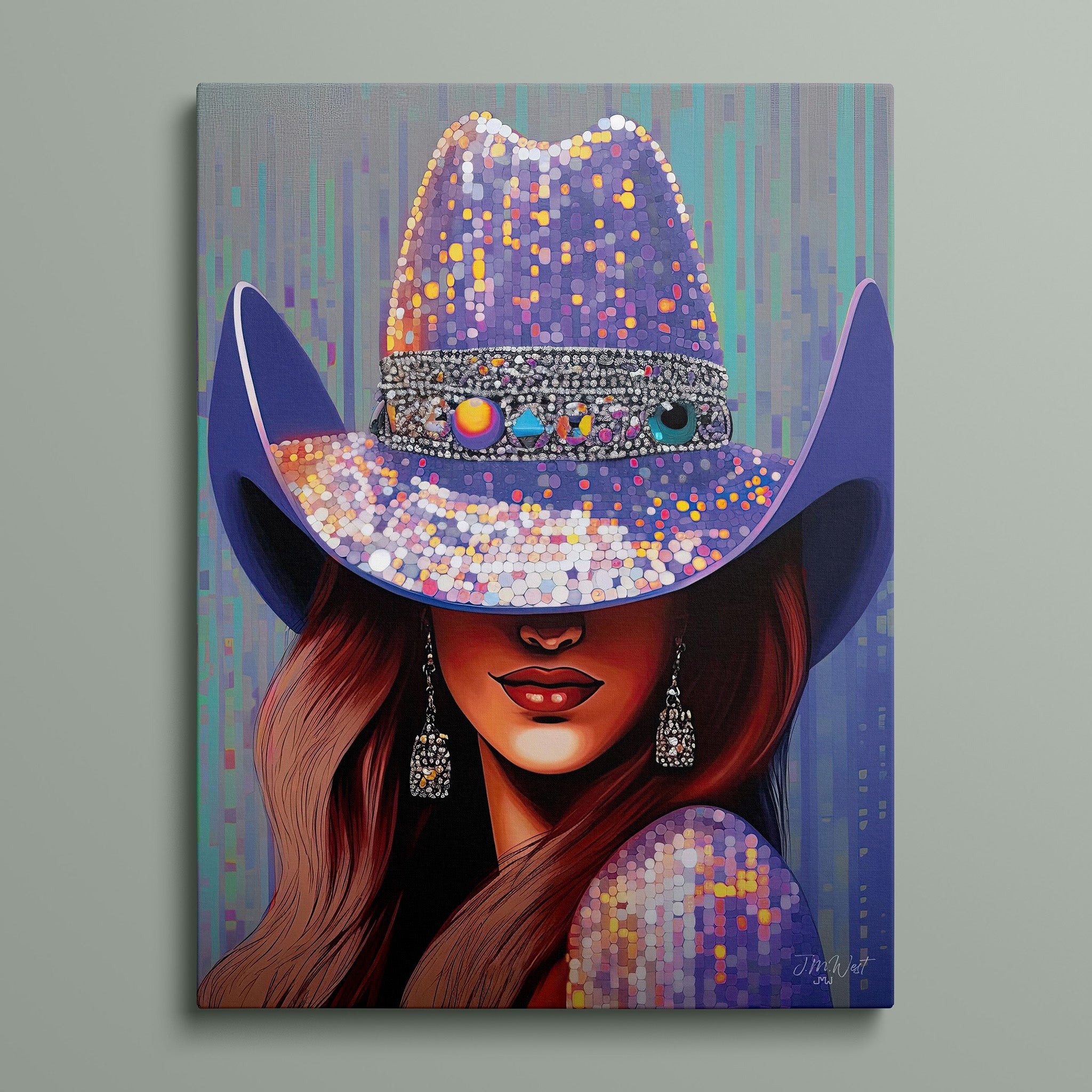 Honky-Tonk Cowgirl - Purple