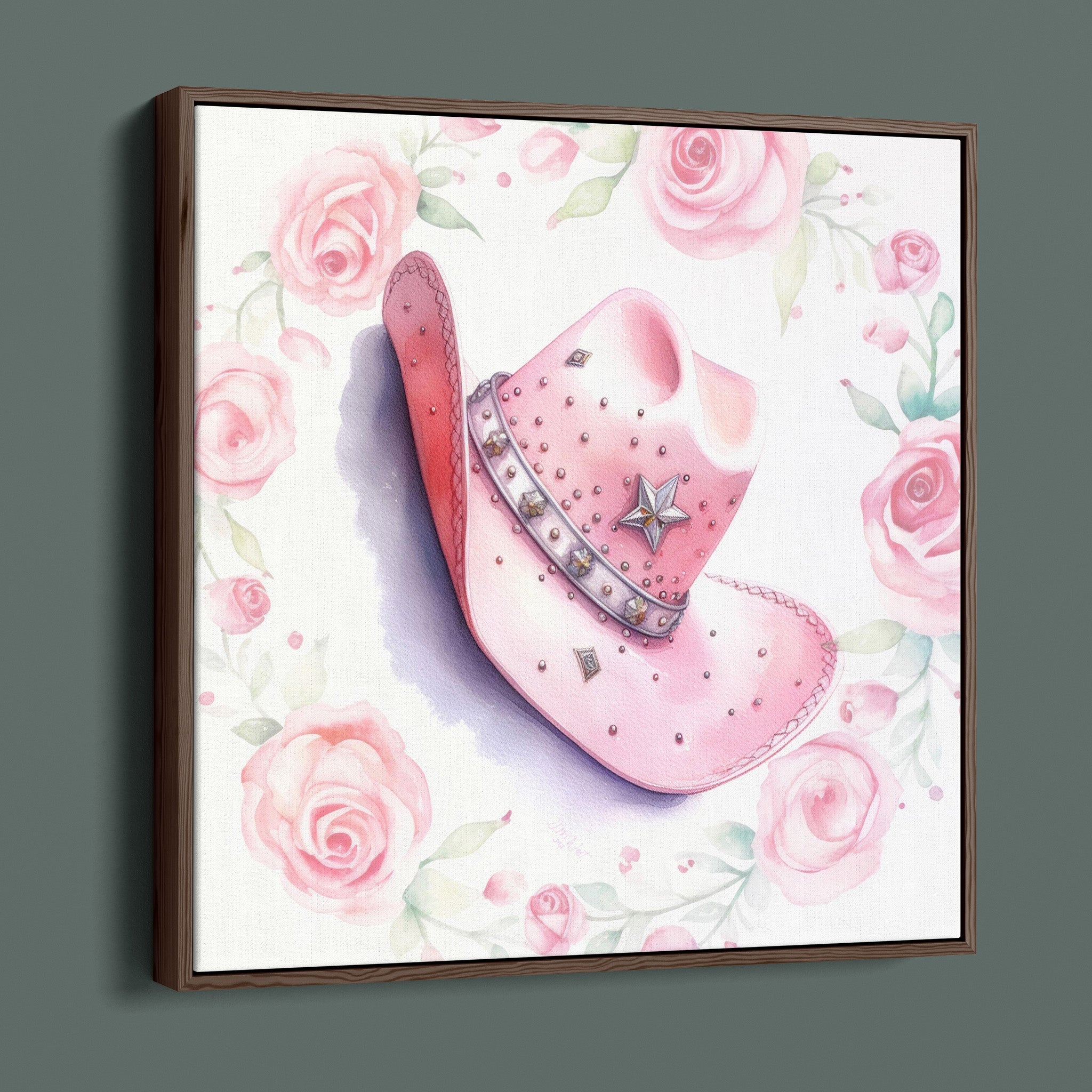 Cowgirl Diamond Decor - Hat