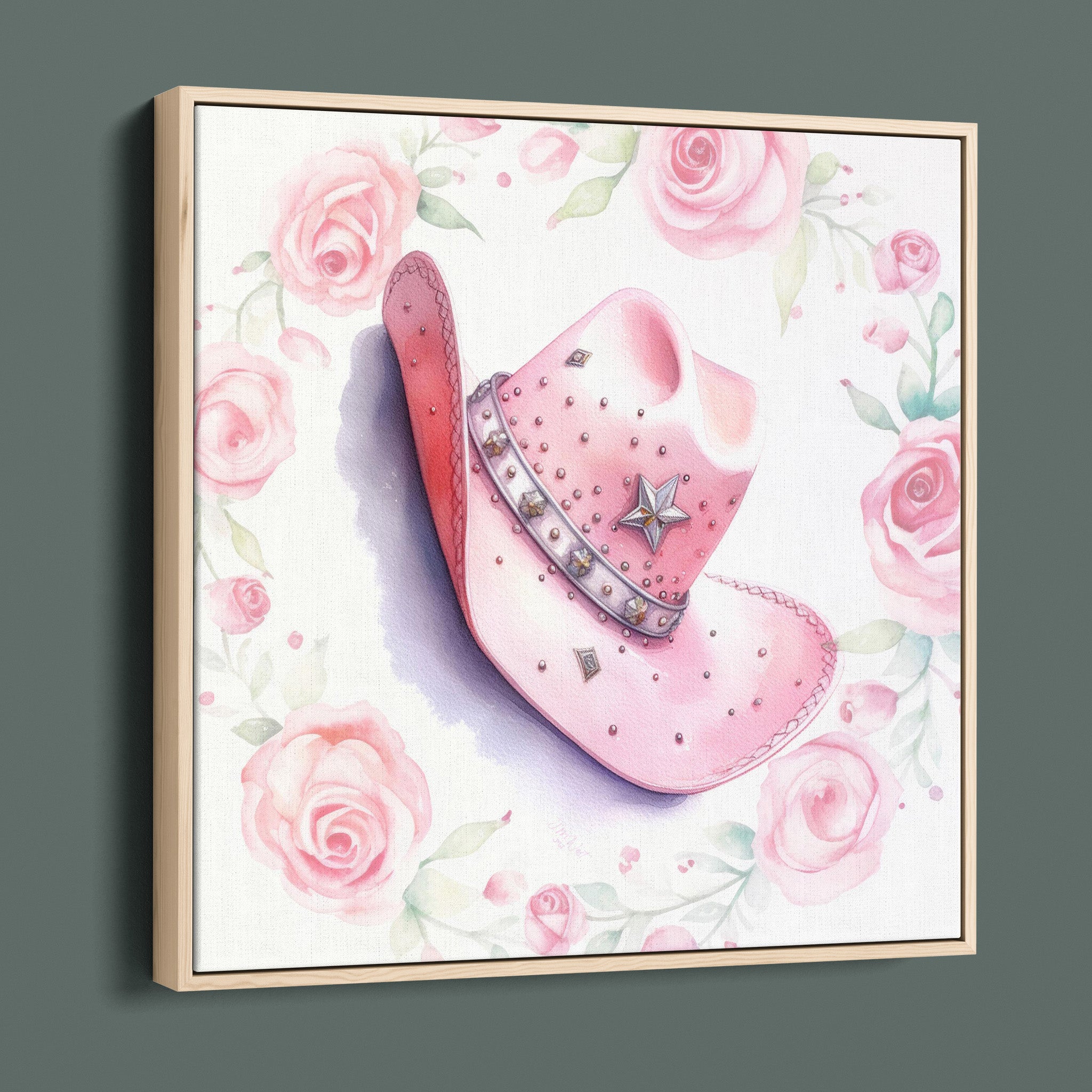 Cowgirl Diamond Decor - Hat